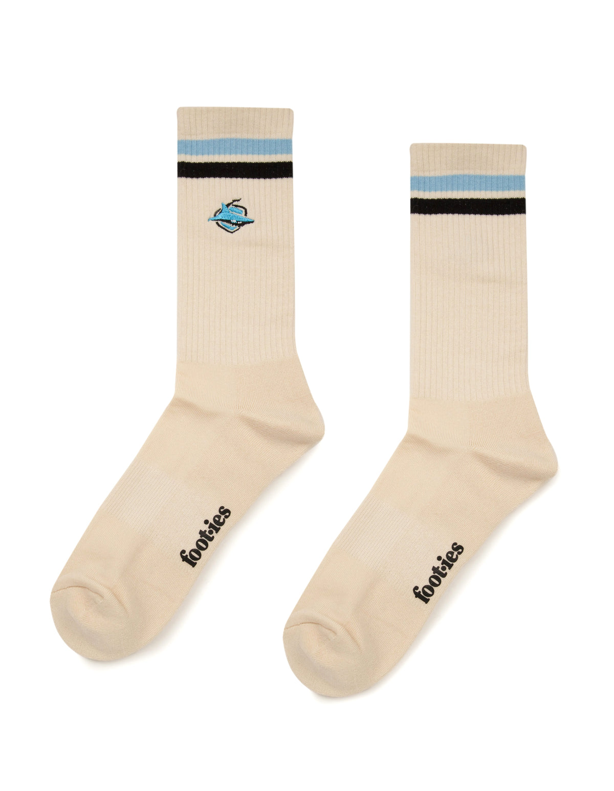 Cronulla-Sutherland Sharks Sneaker Sock 2 Pack Gift Box
