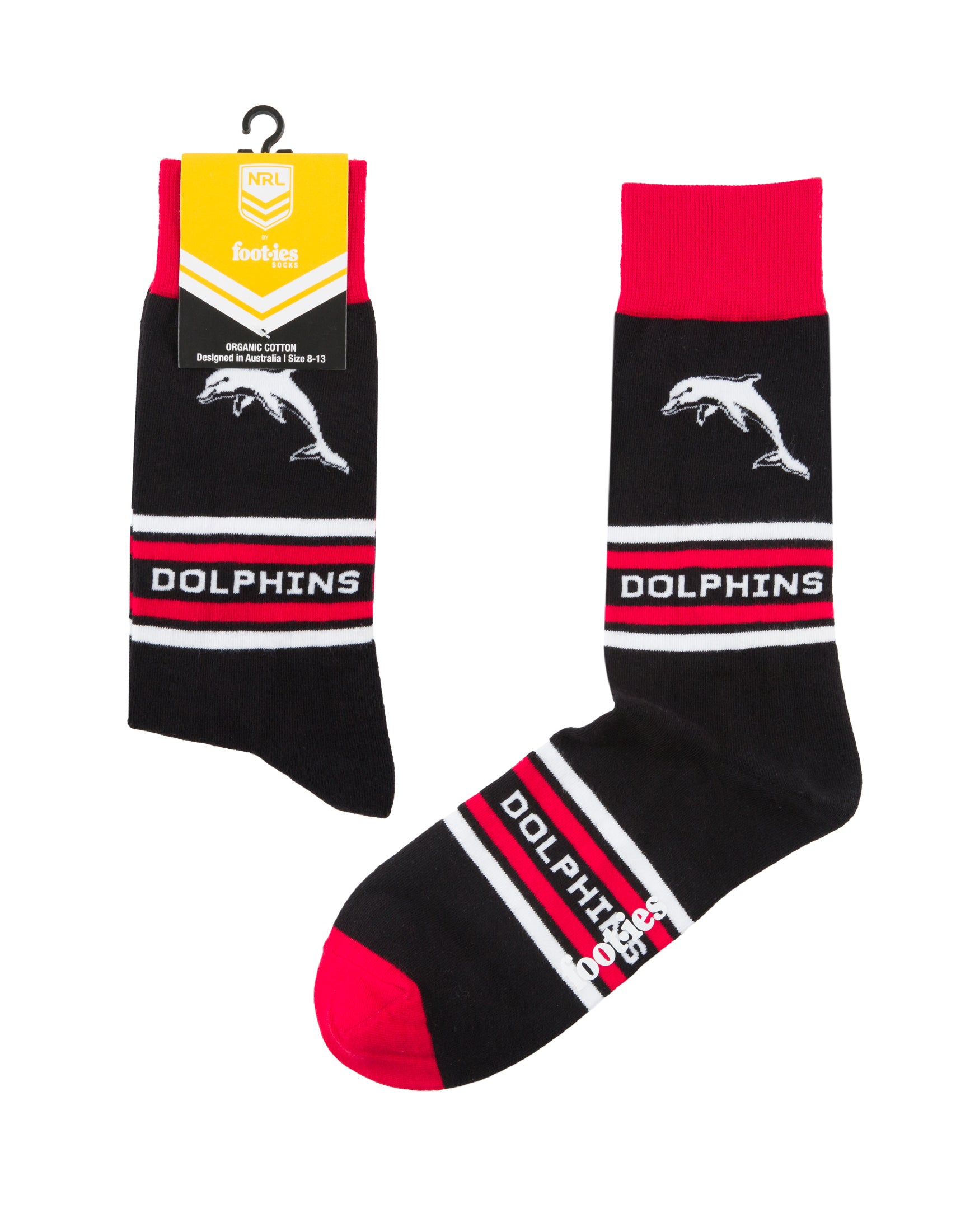 Dolphins Stripe Organic Cotton Socks