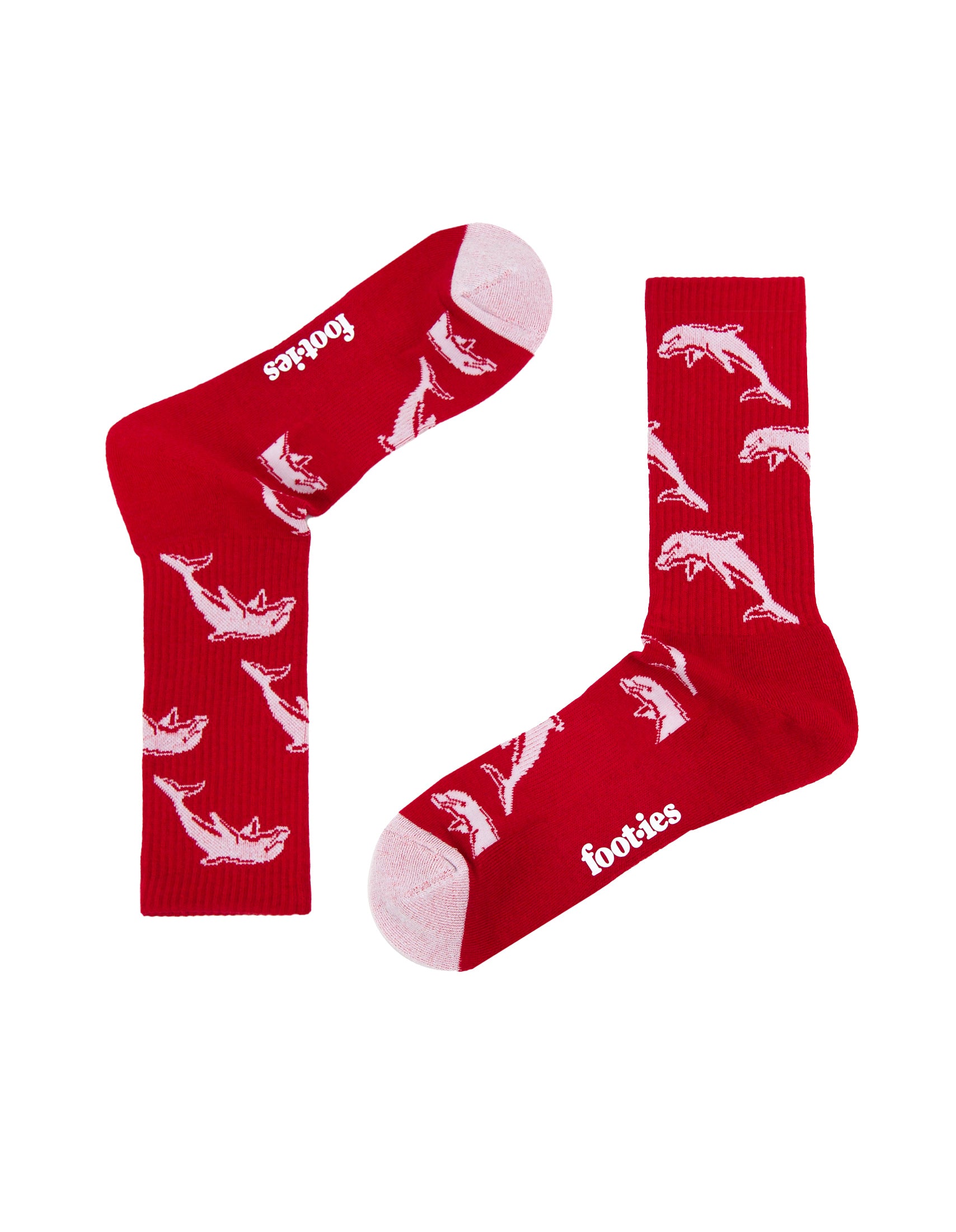 Dolphins Retro Sneaker Sock 2 Pack