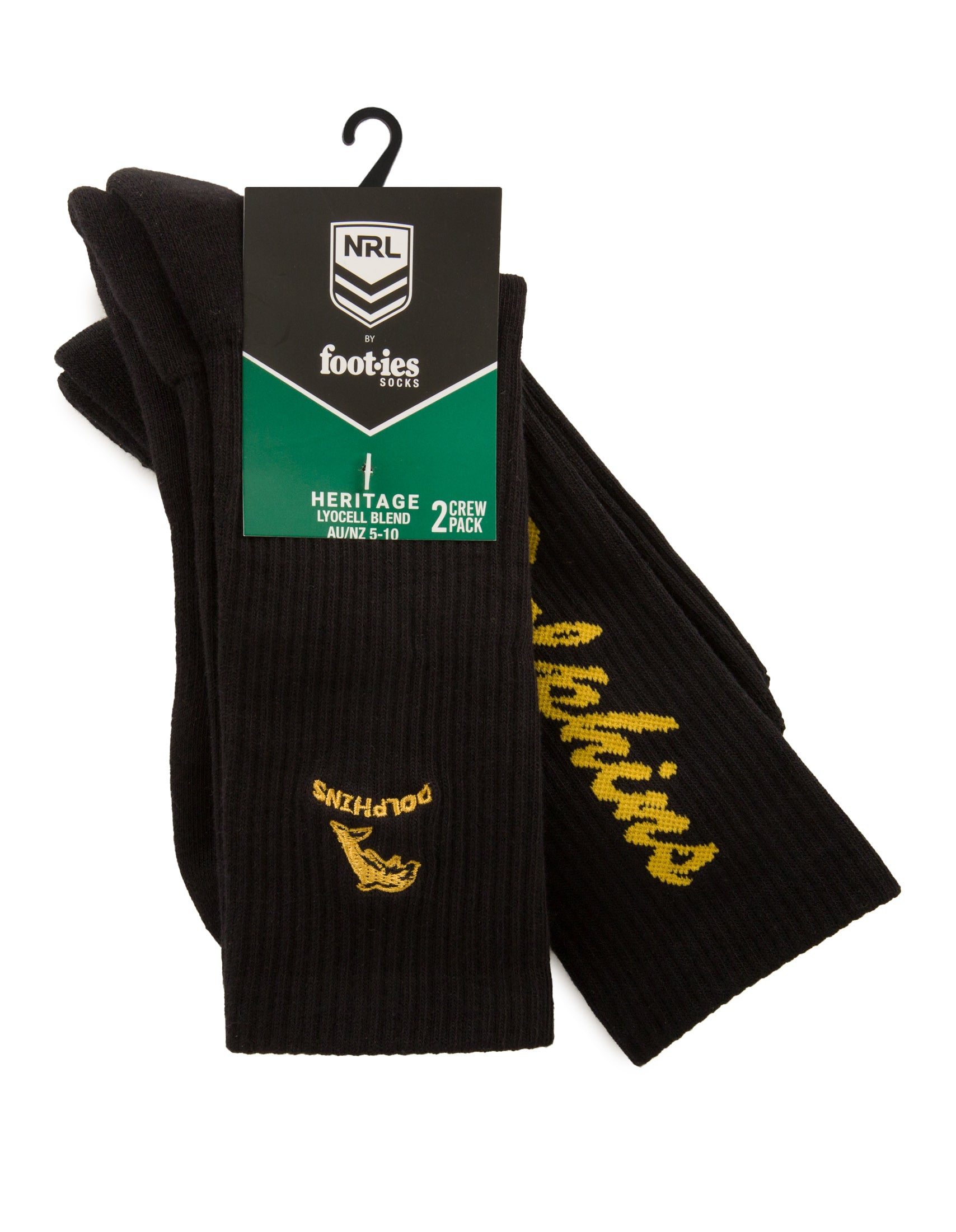 Dolphins Sneaker Sock 2-Pack