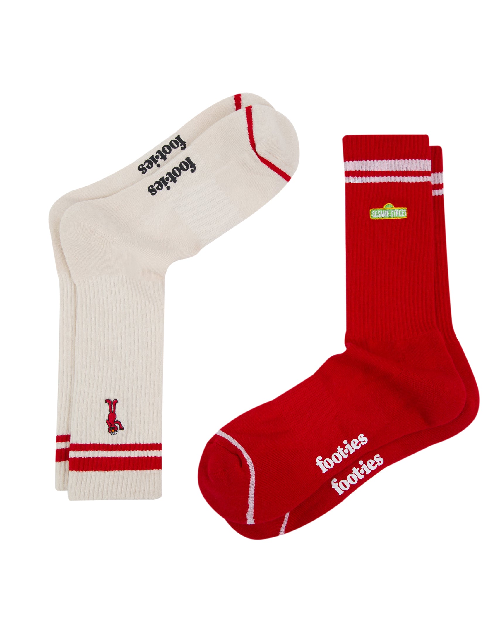 Elmo Sneaker Sock 2 Pack