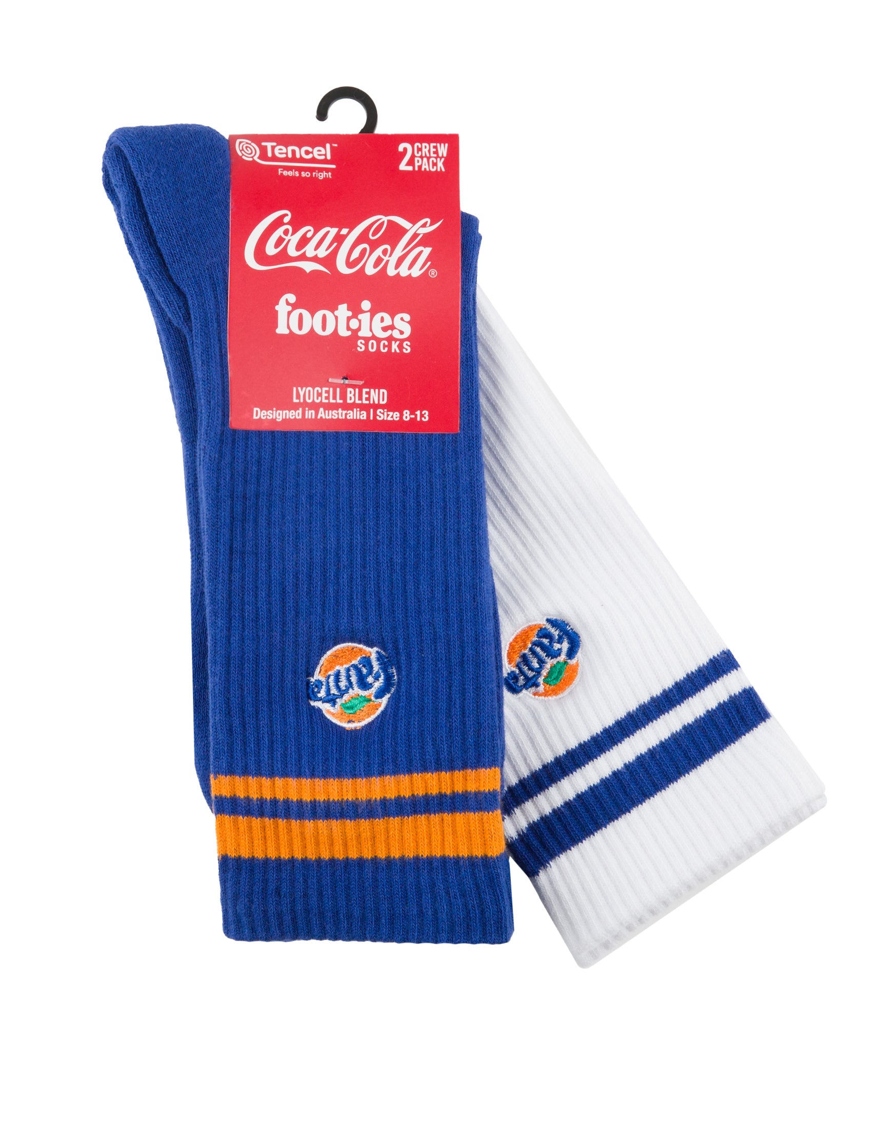 Fanta 2010'S Logo Sneaker Socks 2 Pack