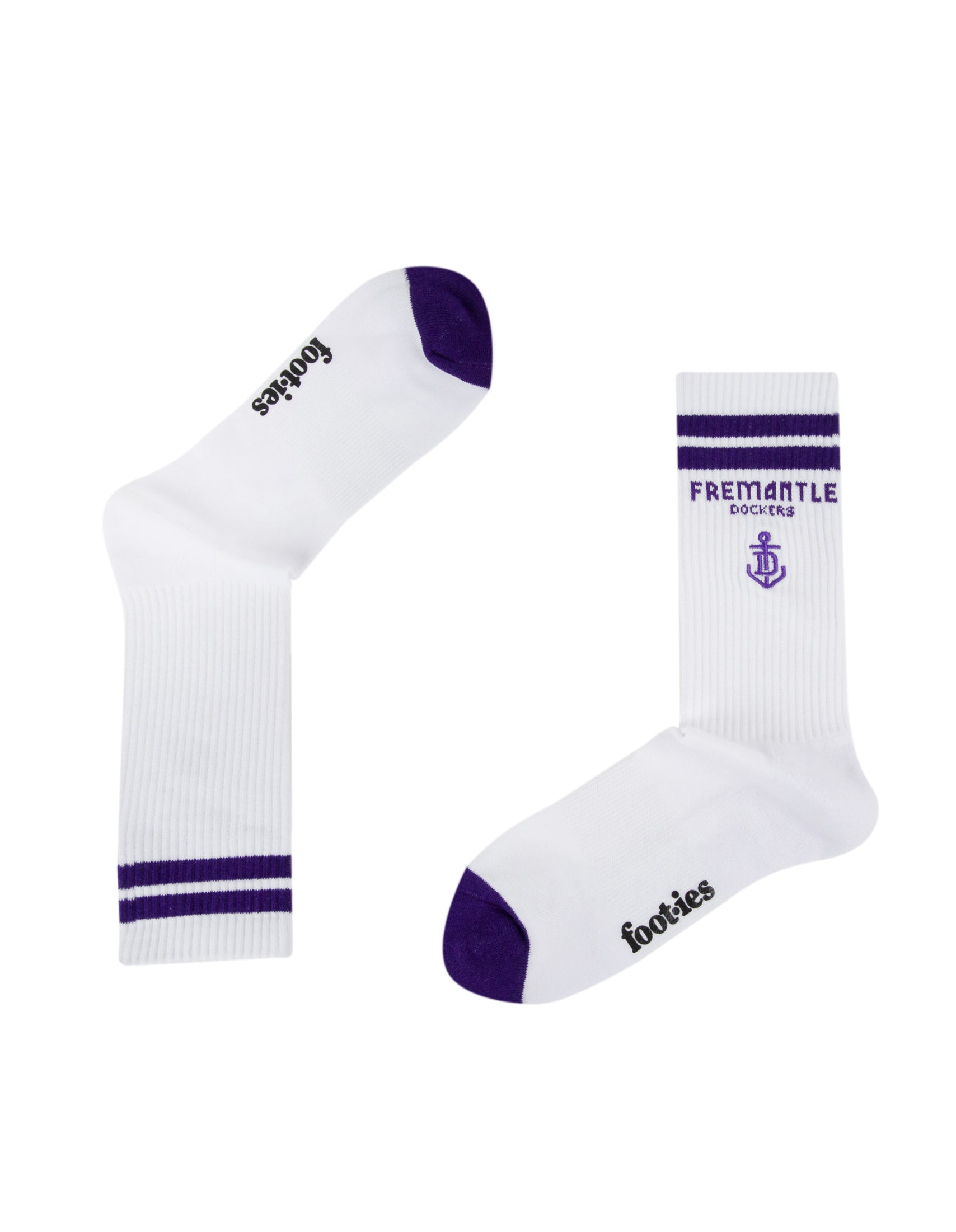 Fremantle Dockers Mascot Sneaker 2 Pack Socks