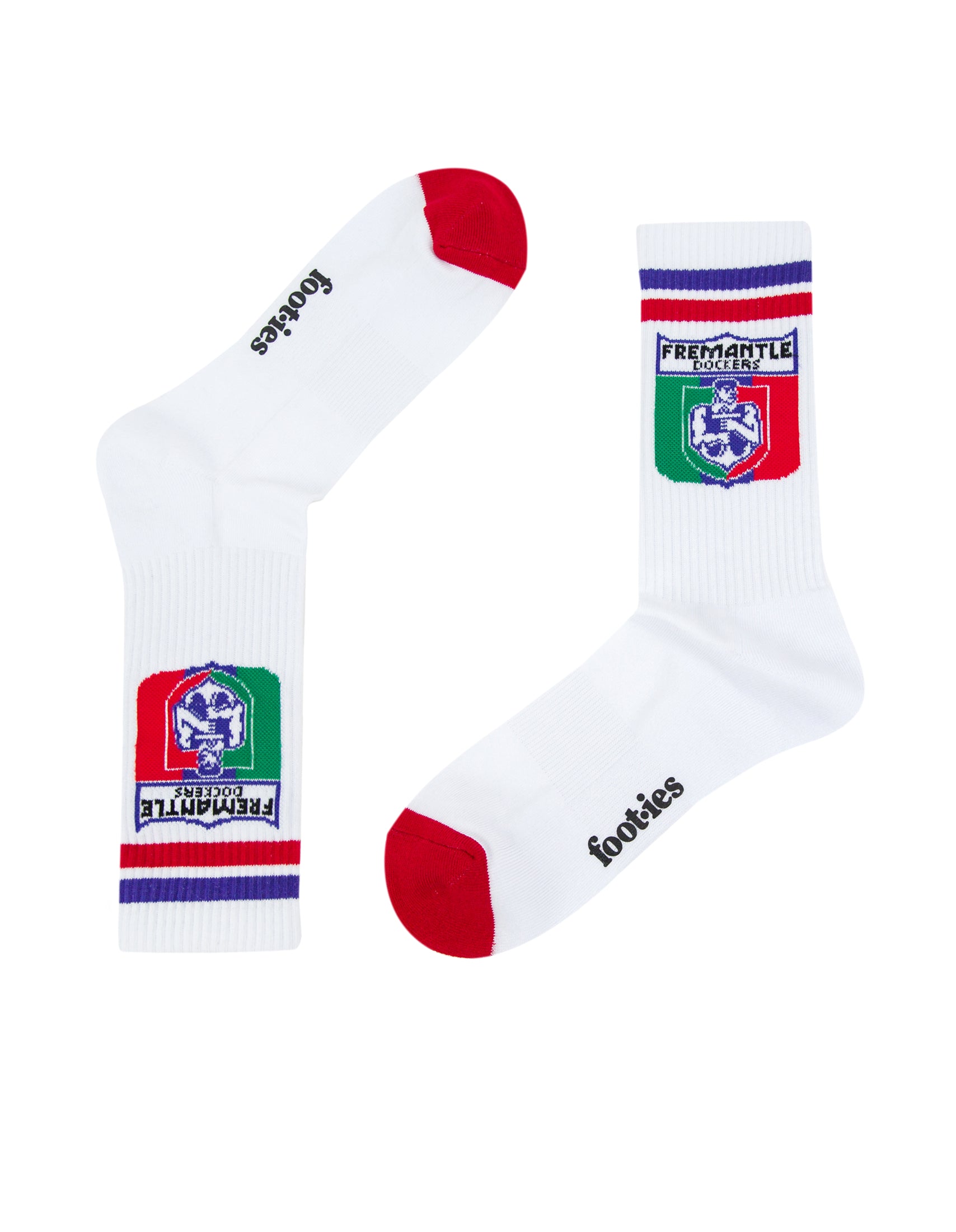 Fremantle Dockers Retro Sneaker Sock 2 Pack