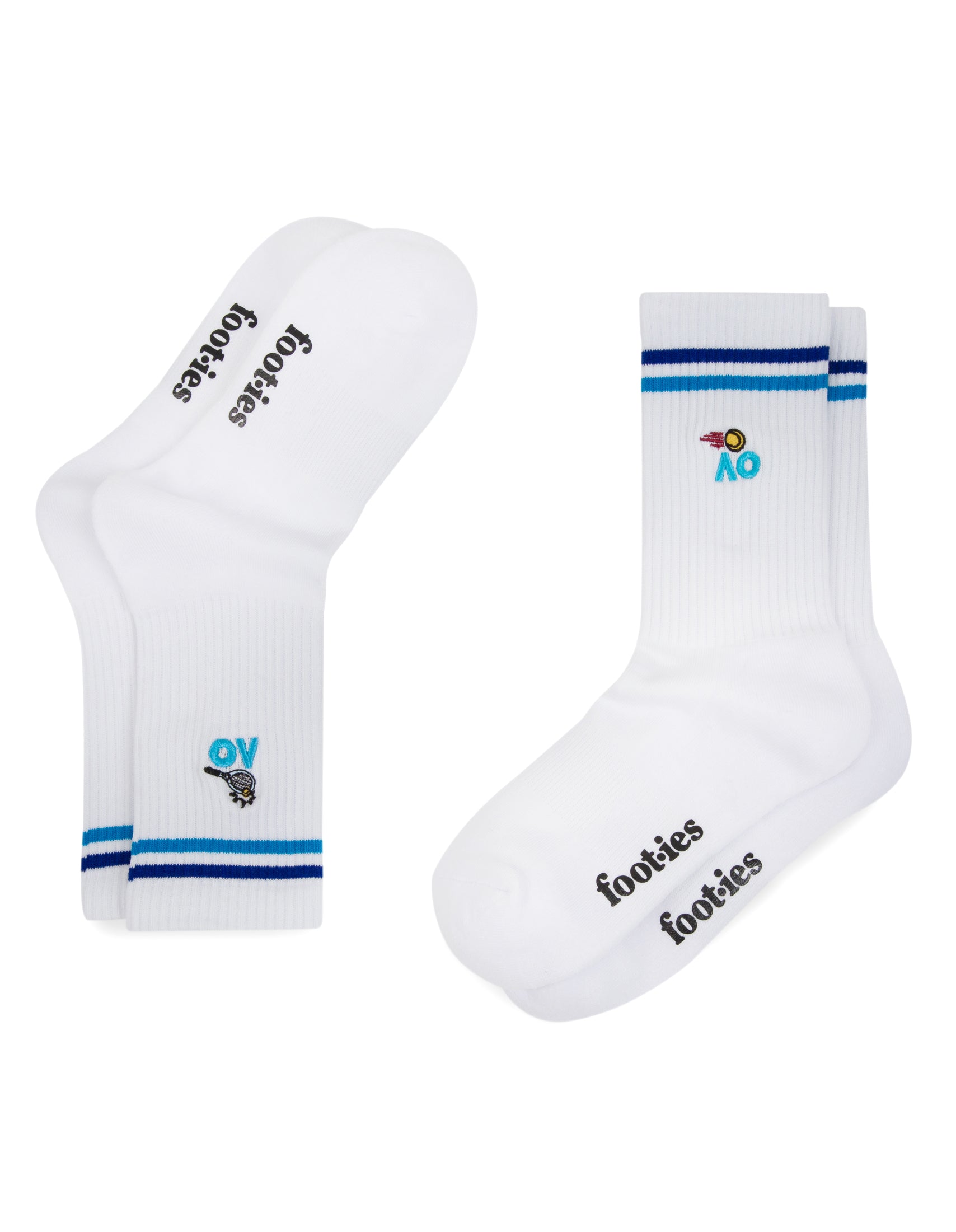 Australian Open Game Play Crew Sneaker Sock 2-Pack