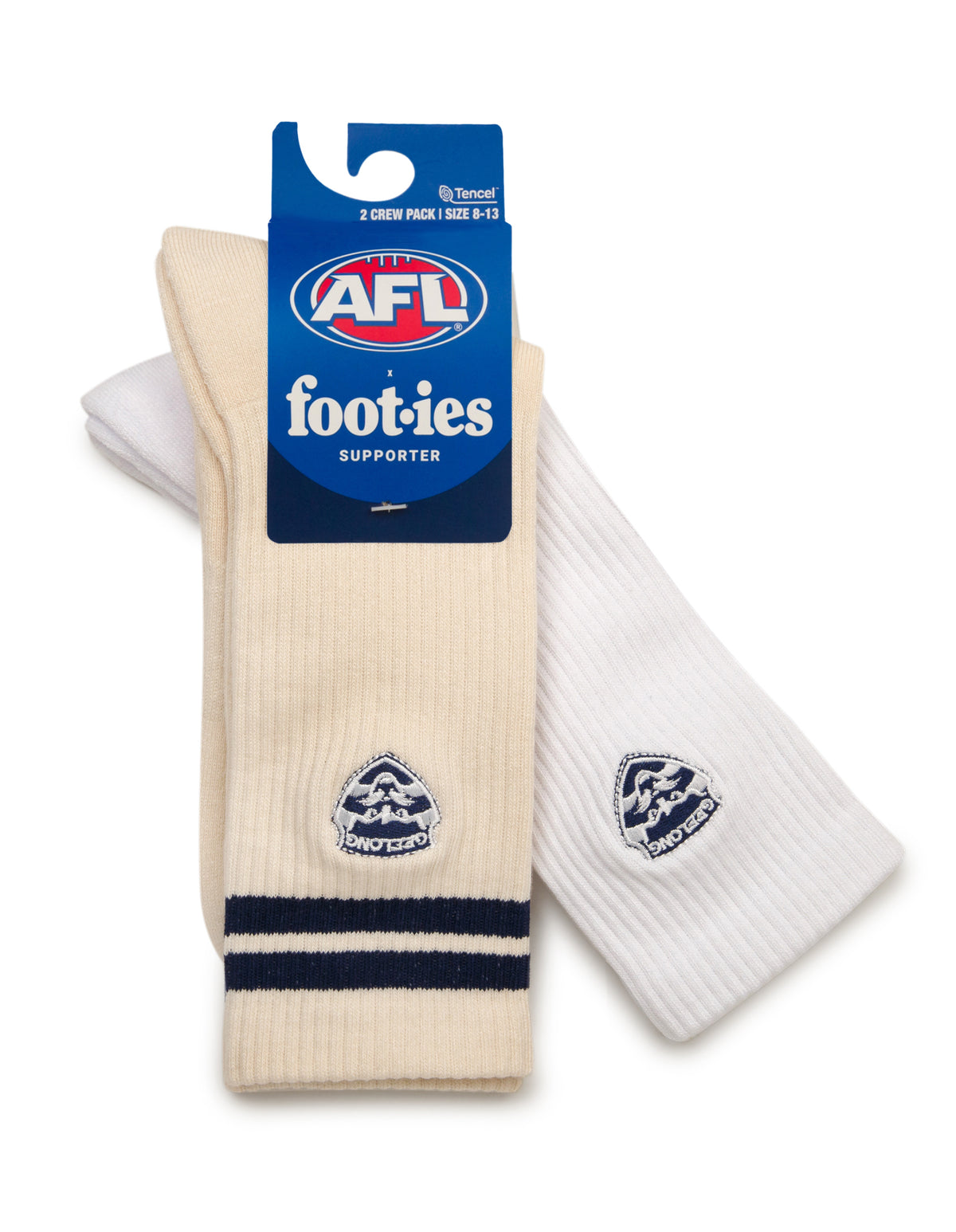 Geelong Cats Sneaker Sock 2-Pack
