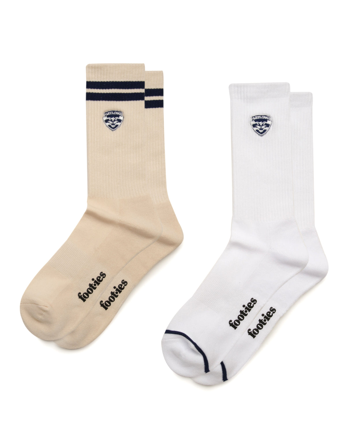 Geelong Cats Sneaker Sock 2 Pack Gift Box