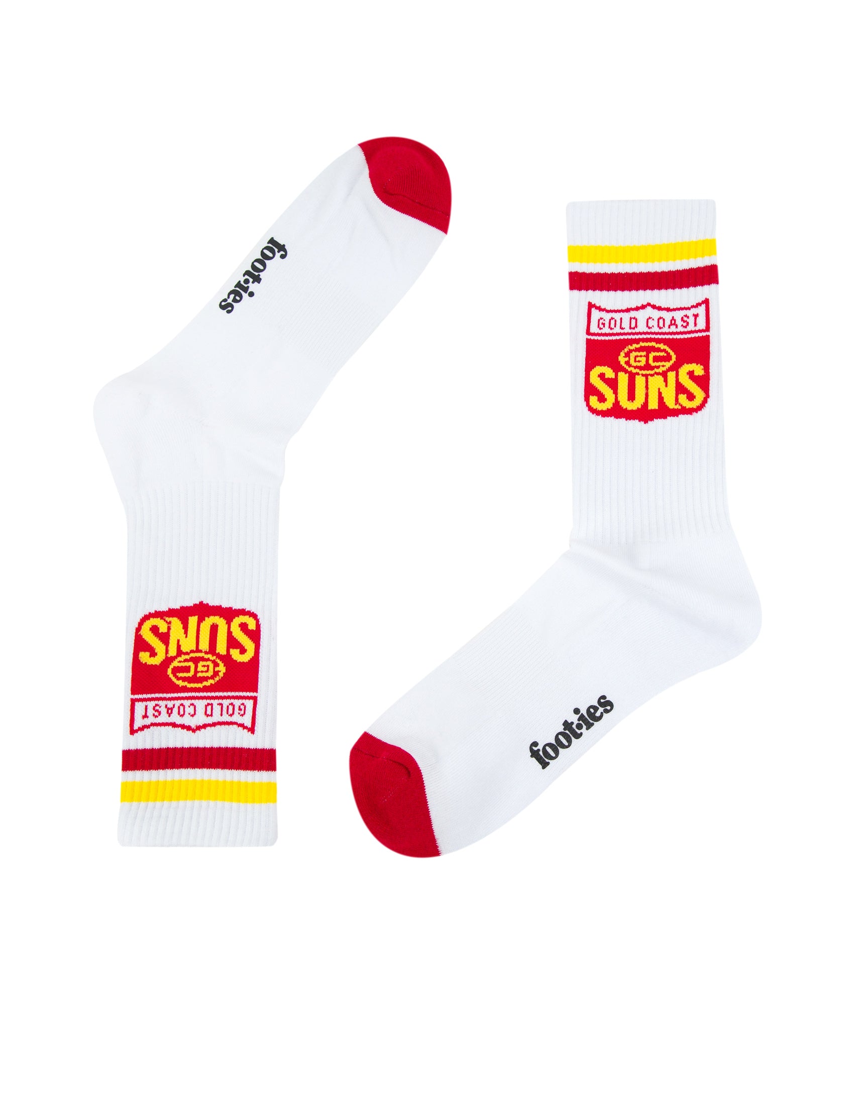 Gold Coast Suns Retro Sneaker Sock 2 Pack