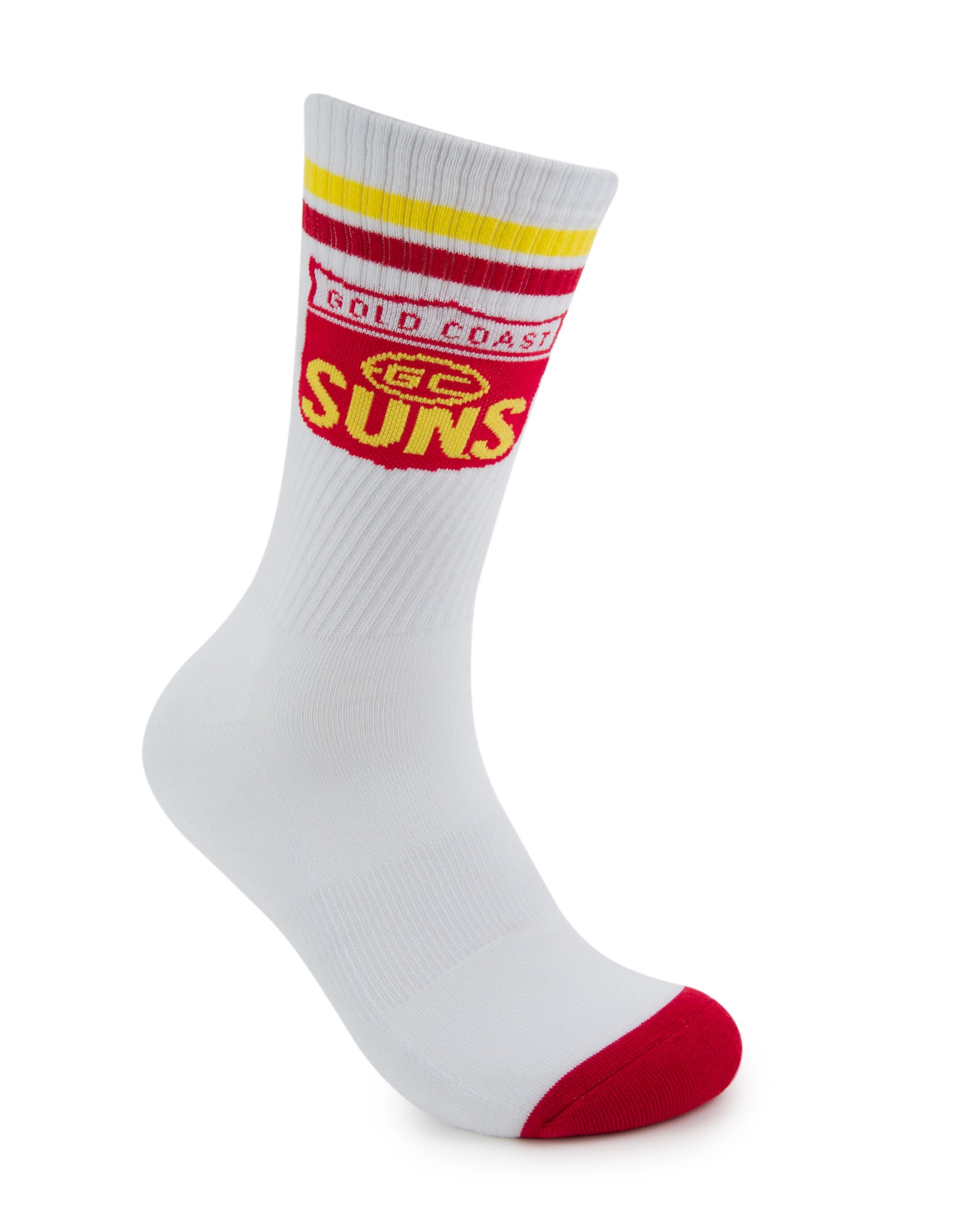 Gold Coast Suns Retro Sneaker Sock 2 Pack