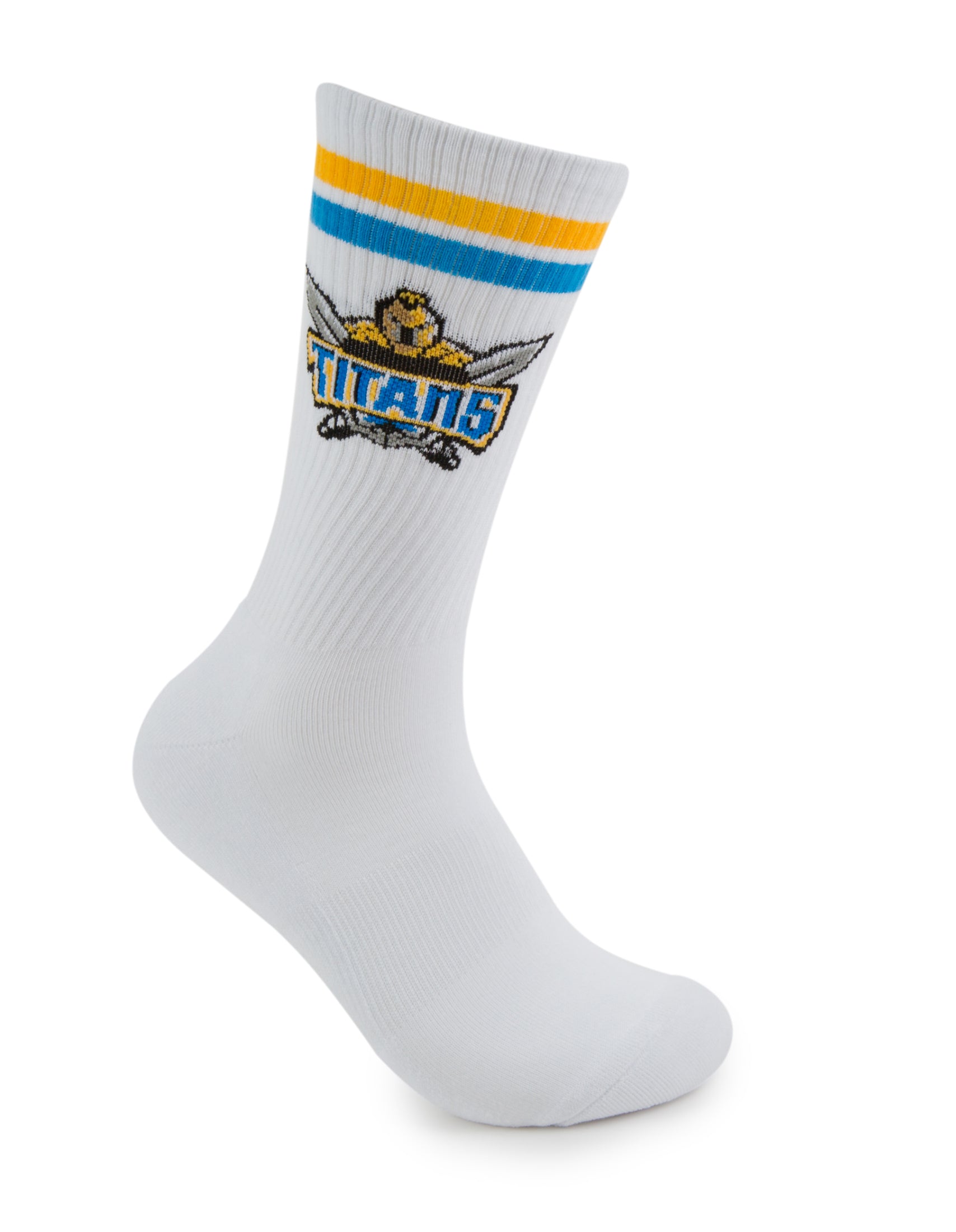 Gold Coast TItans Retro Sneaker Sock 2 Pack