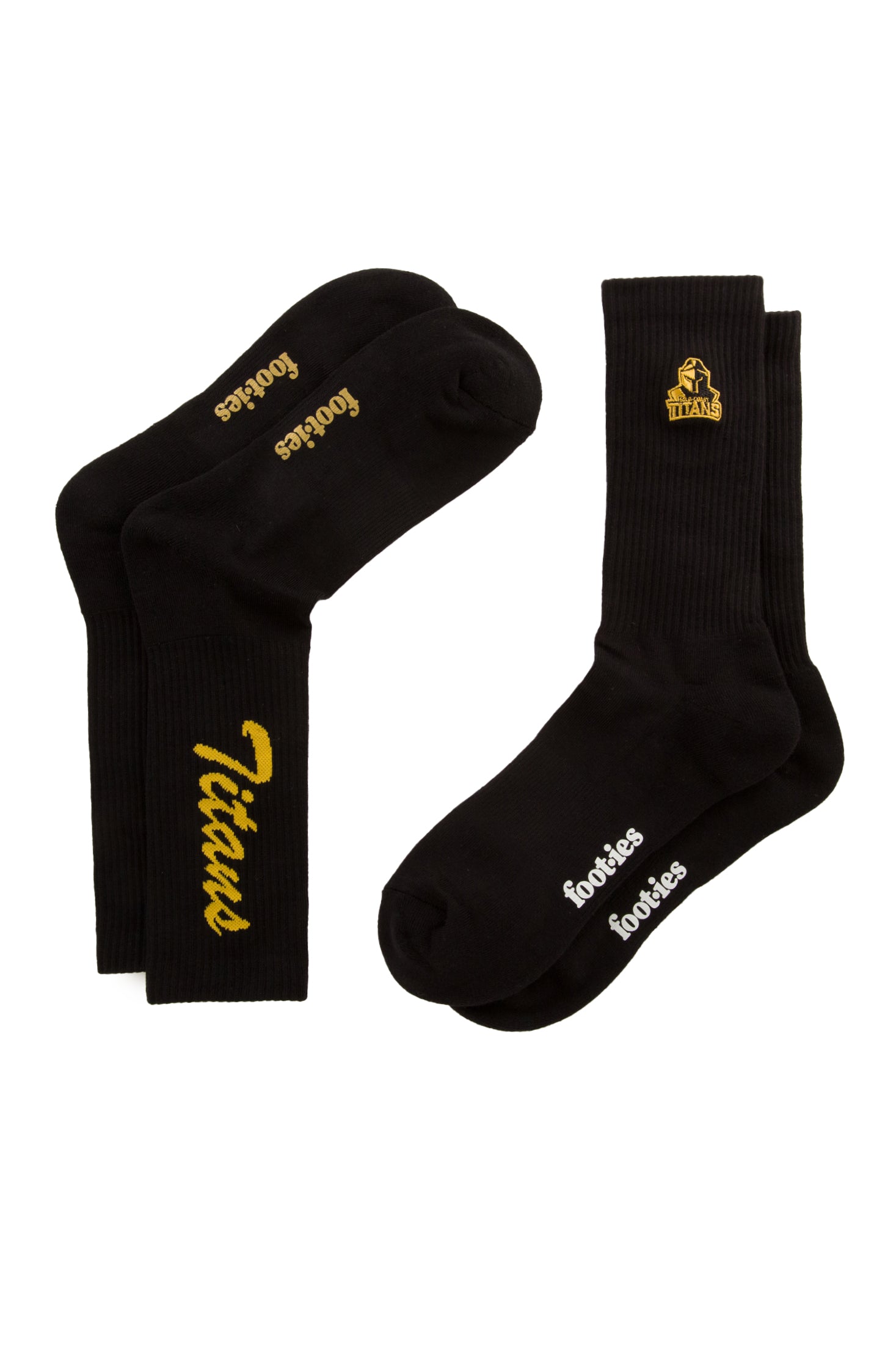 Gold Coast Titans Sneaker Sock 2-Pack
