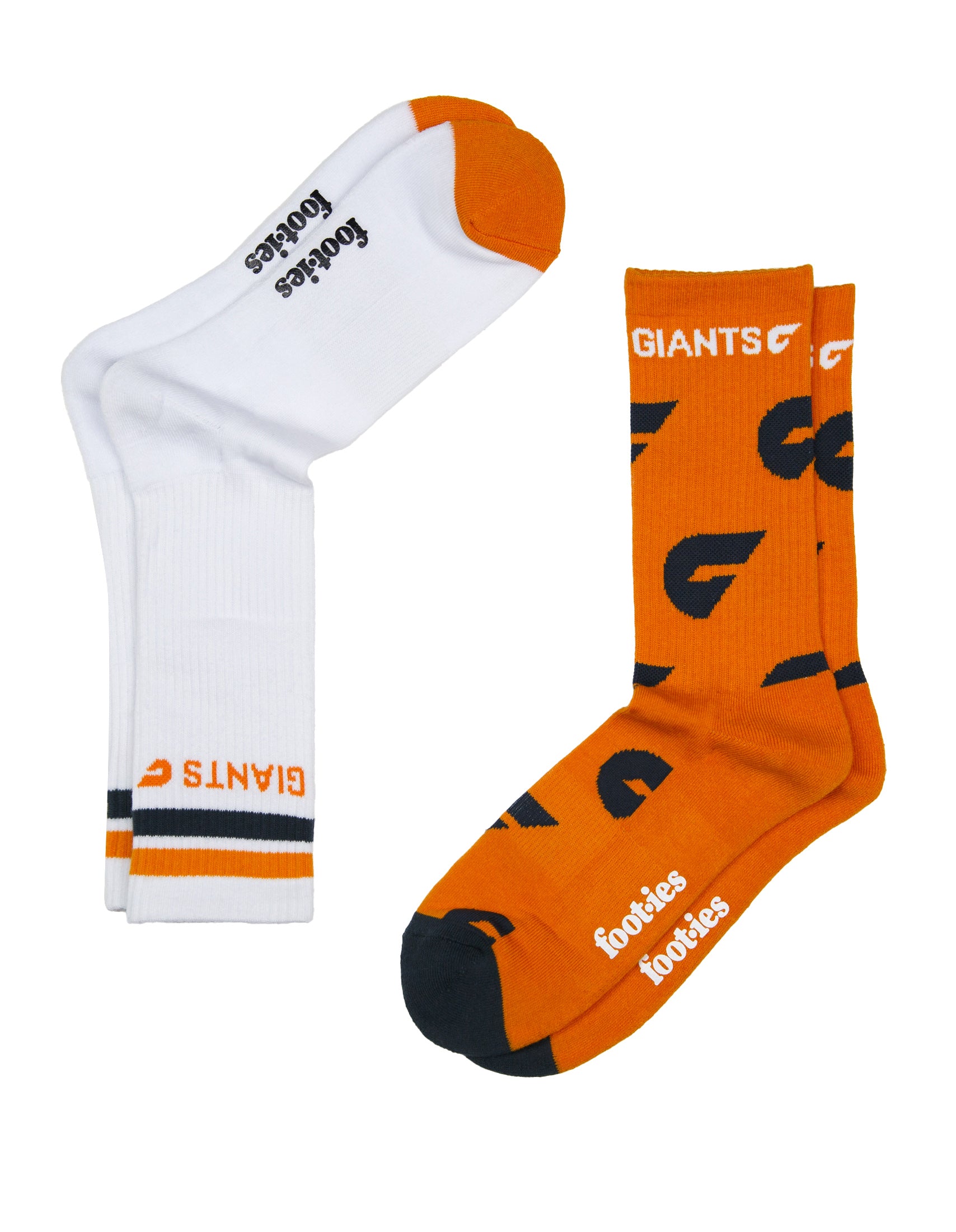 GWS GIANTS Mascot Sneaker Sock 2 Pack