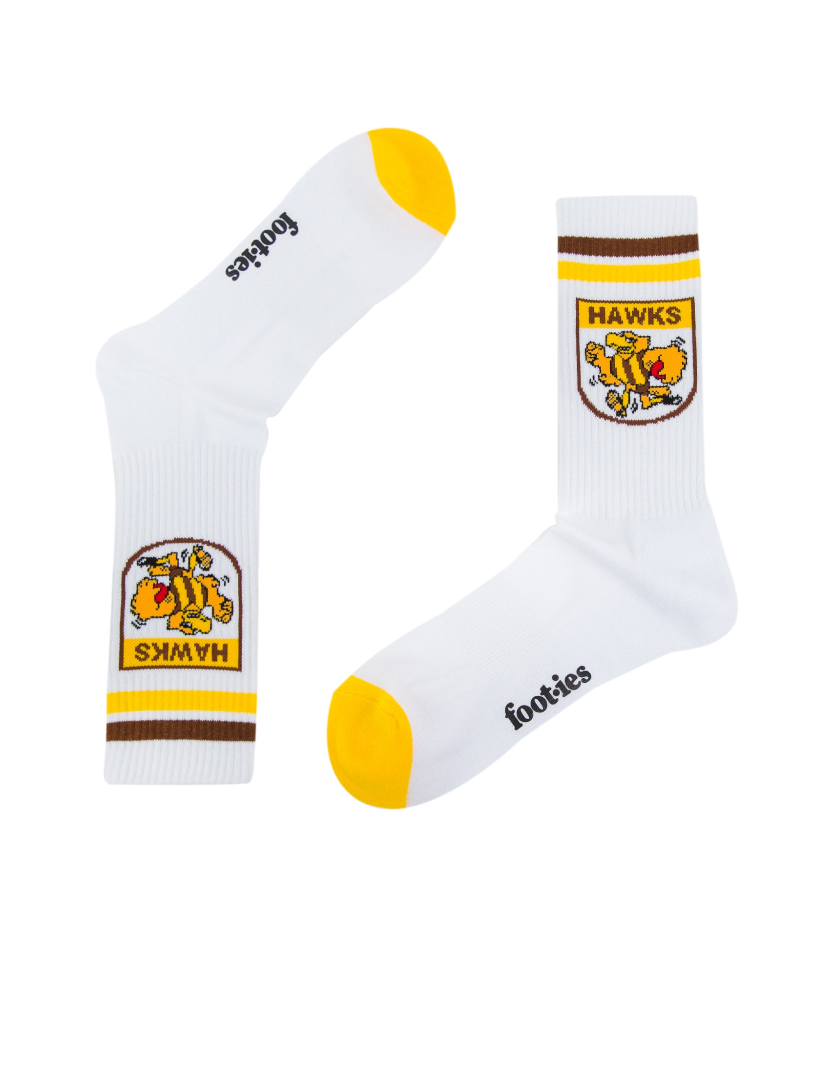 Hawthorn Hawks Retro Sneaker Sock 2 Pack