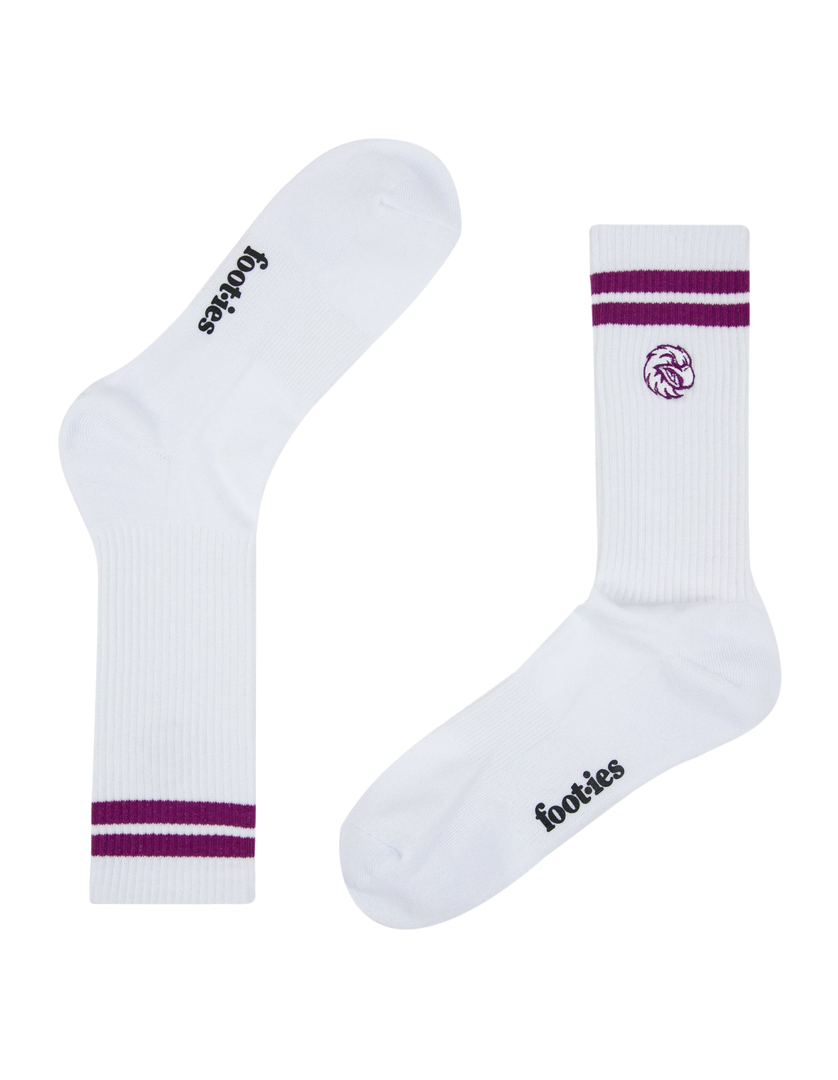 Manly Warringah Sea Eagles Emroidered Sneaker Sock 2 Pack