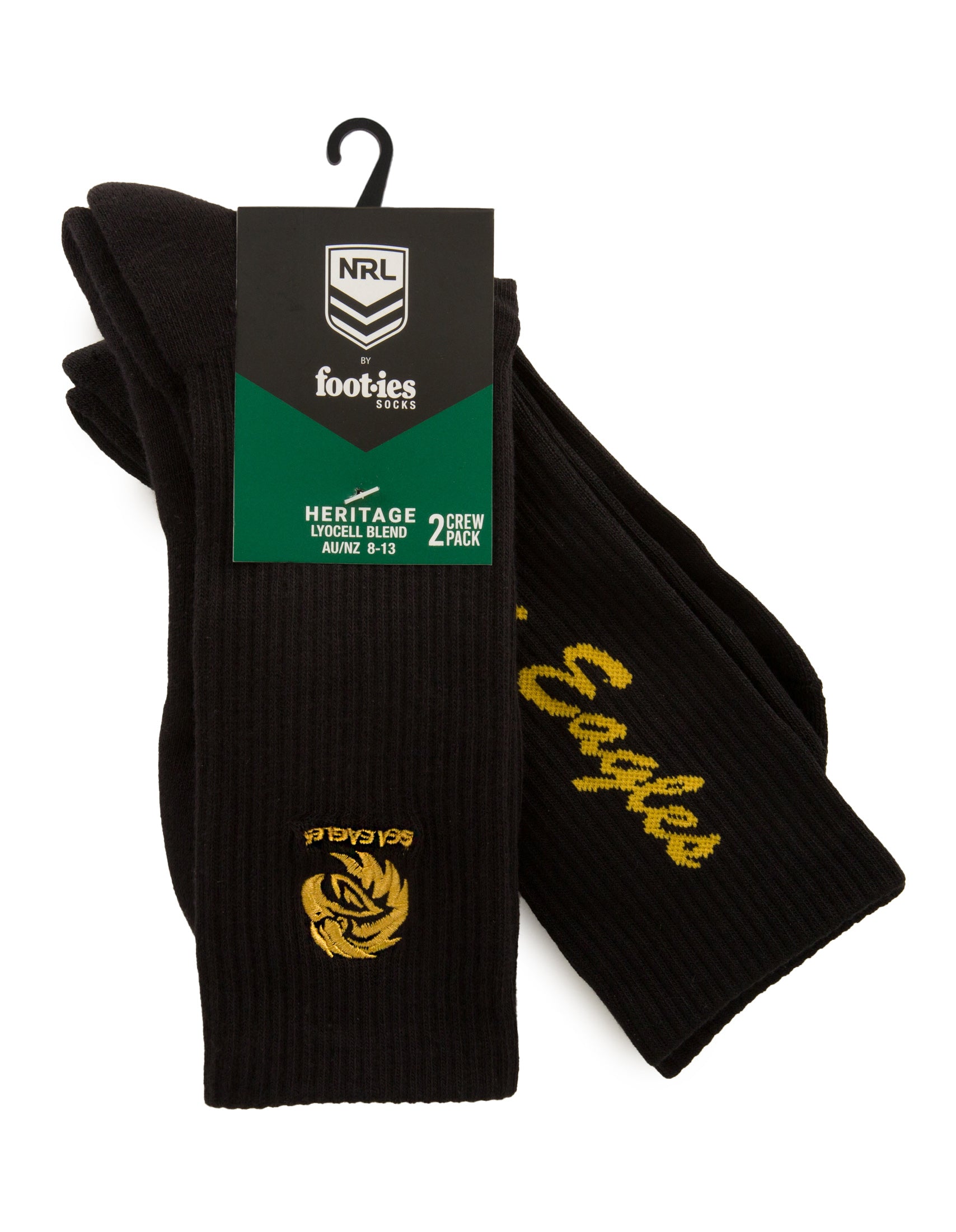 Manly Sea Eagles Sneaker Sock 2-Pack