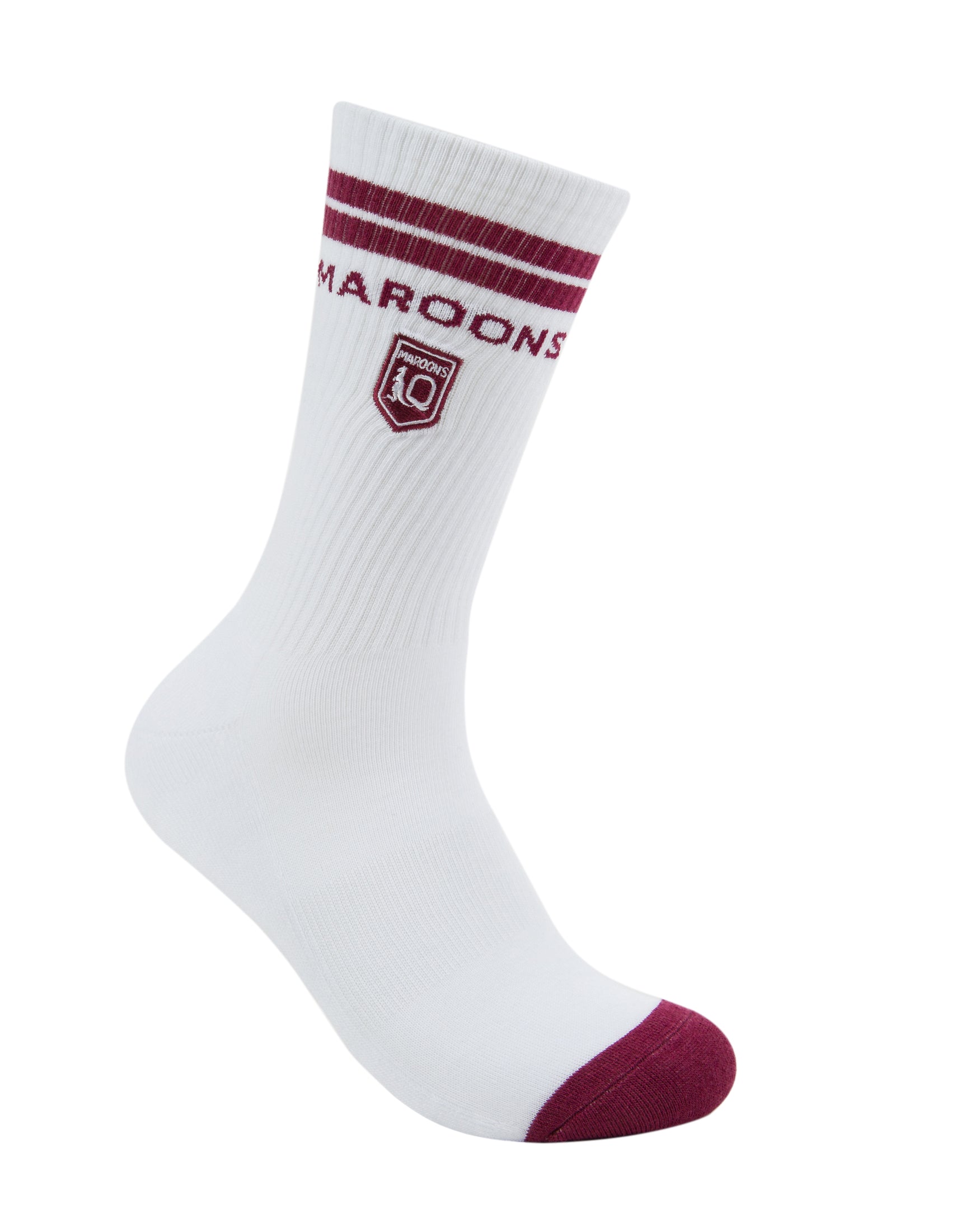 Queensland Maroons Icons Sneaker Sock 2-Pack