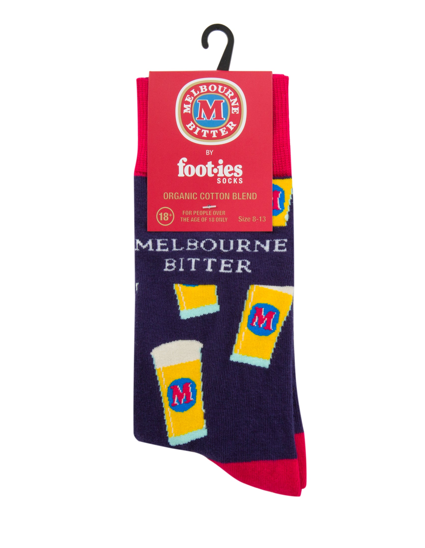 Melbourne Bitter Pints Organic Cotton Sock