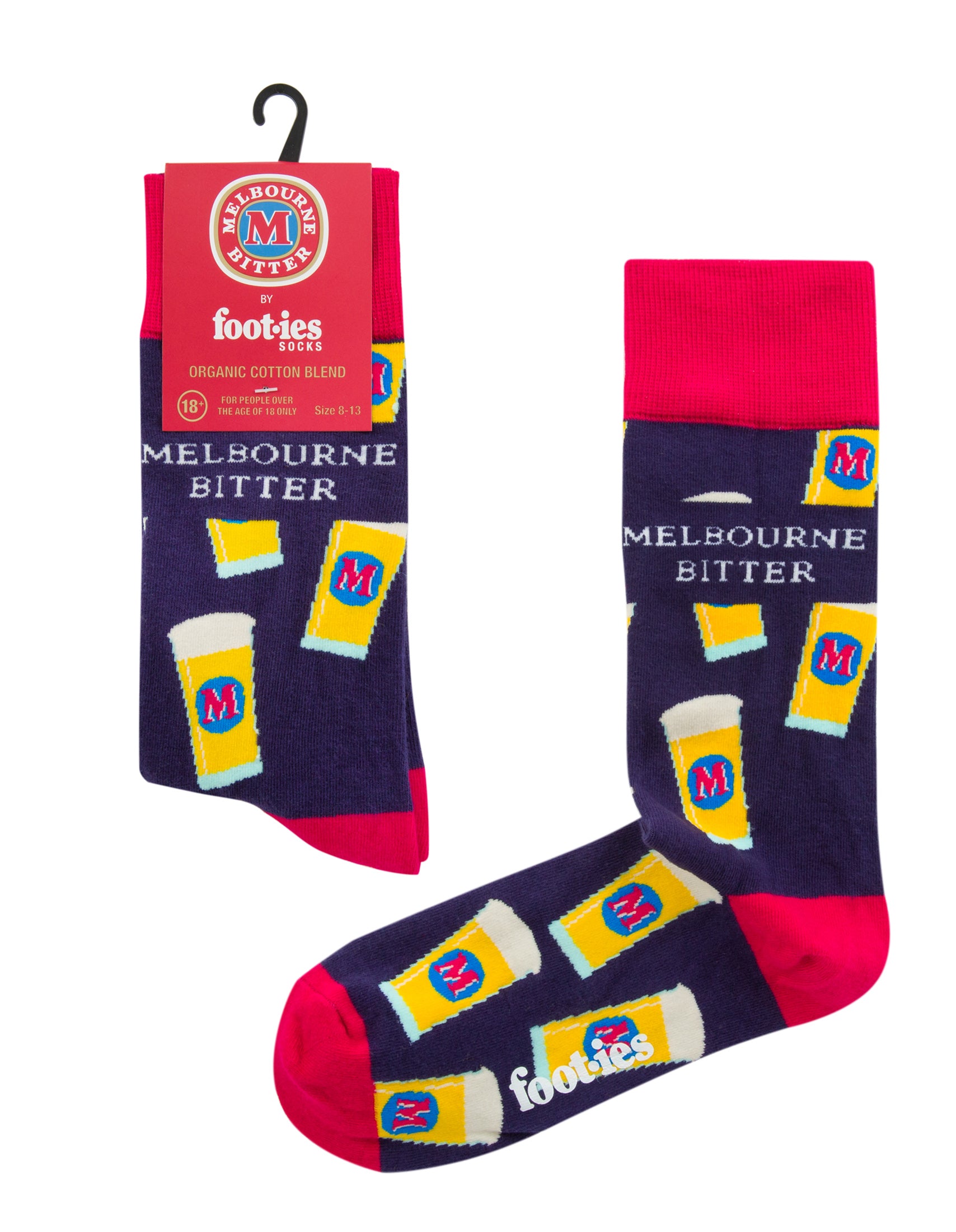 Melbourne Bitter Pints Organic Cotton Sock