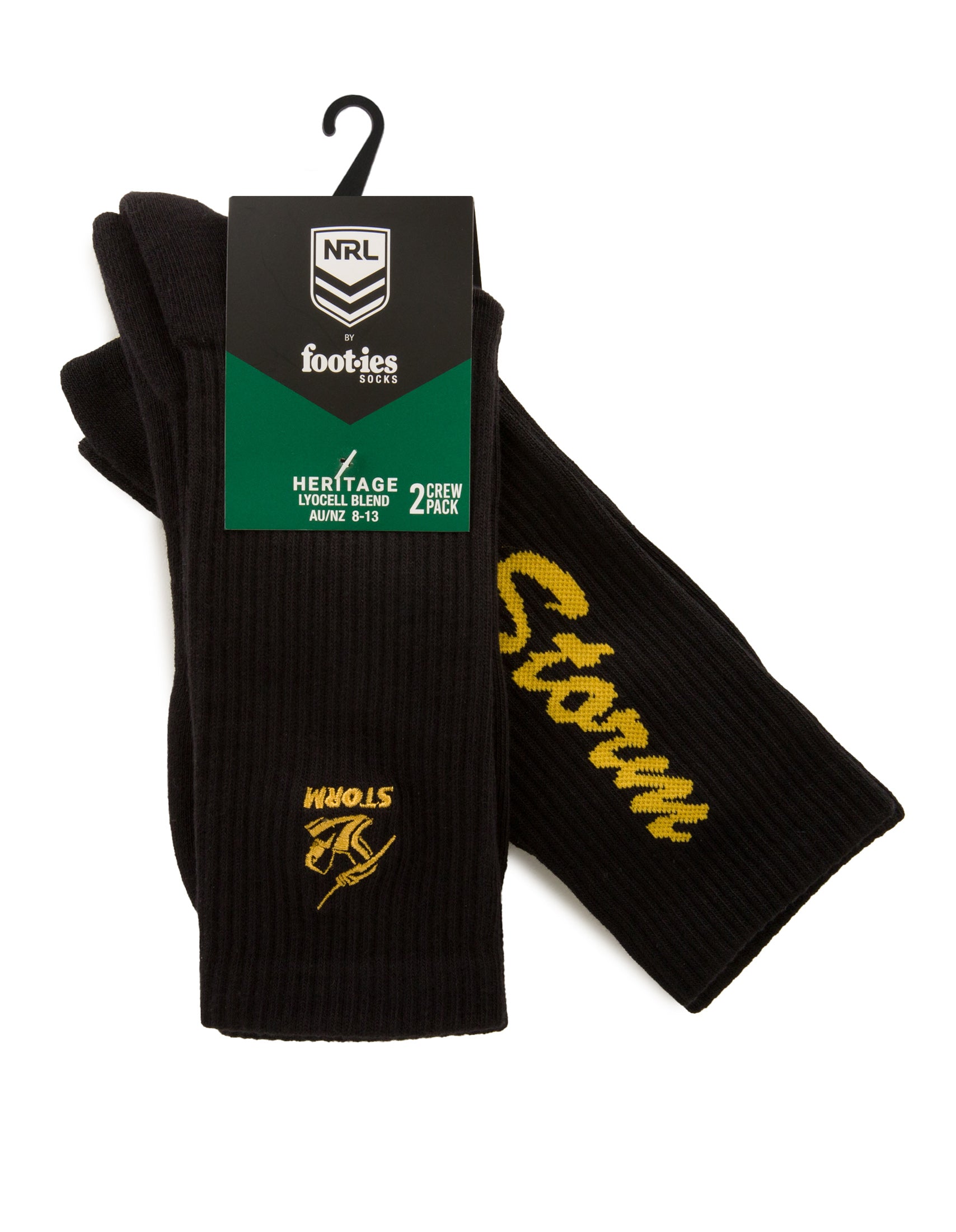 Melbourne Storm Sneaker Sock 2-Pack