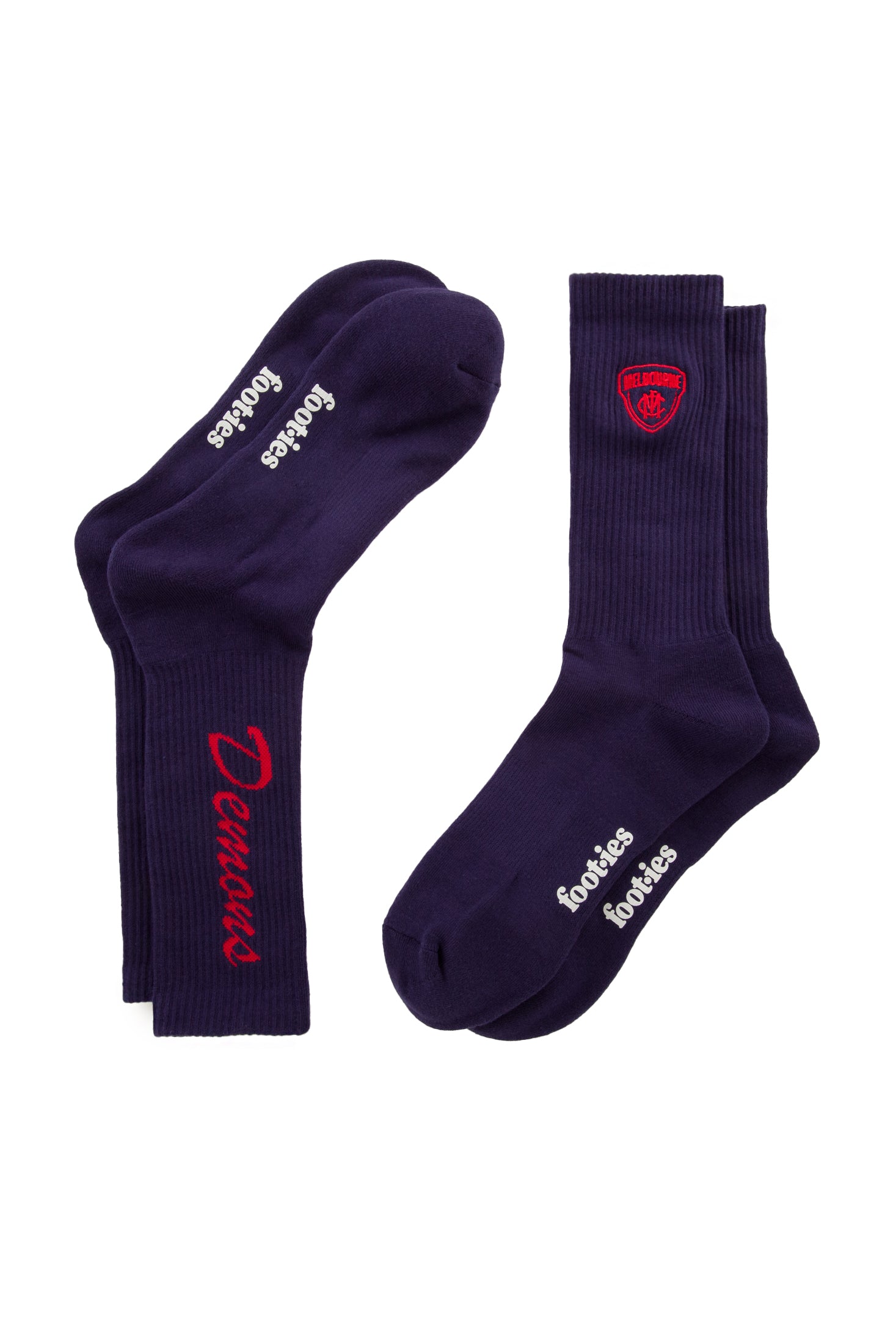 Melbourne Demons Sneaker Sock 2-Pack