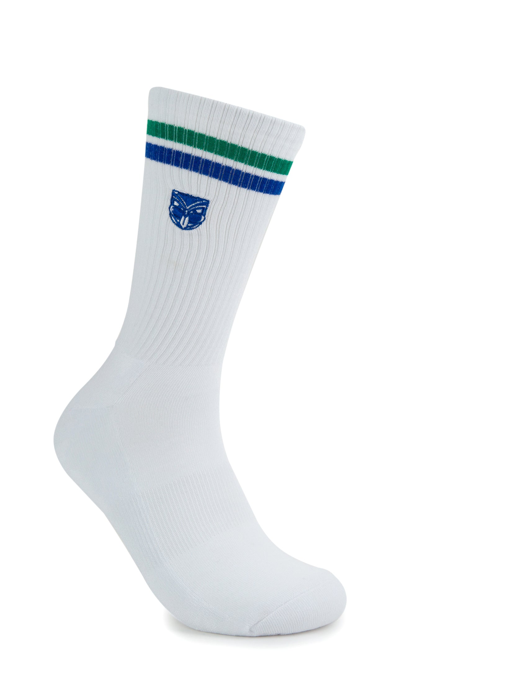 New Zealand Warriors Embroidered Sneaker Socks 2 Pack