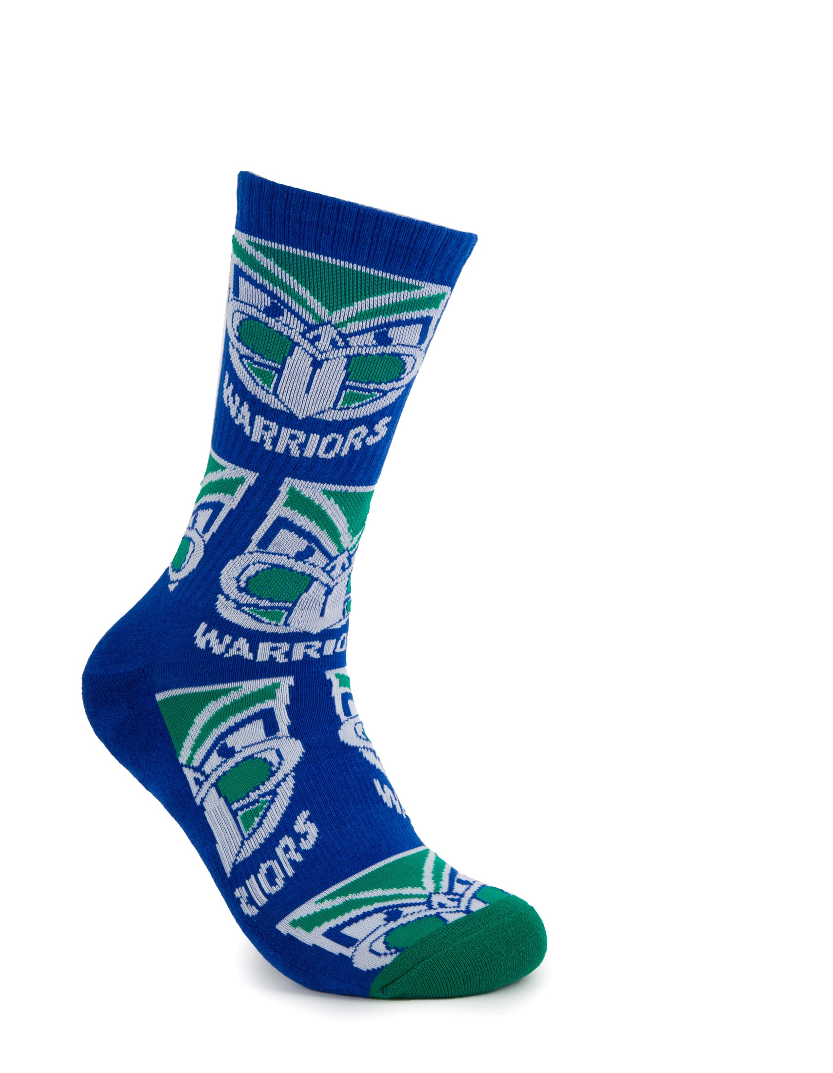 New Zealand Warriors Embroidered Sneaker Socks 2 Pack