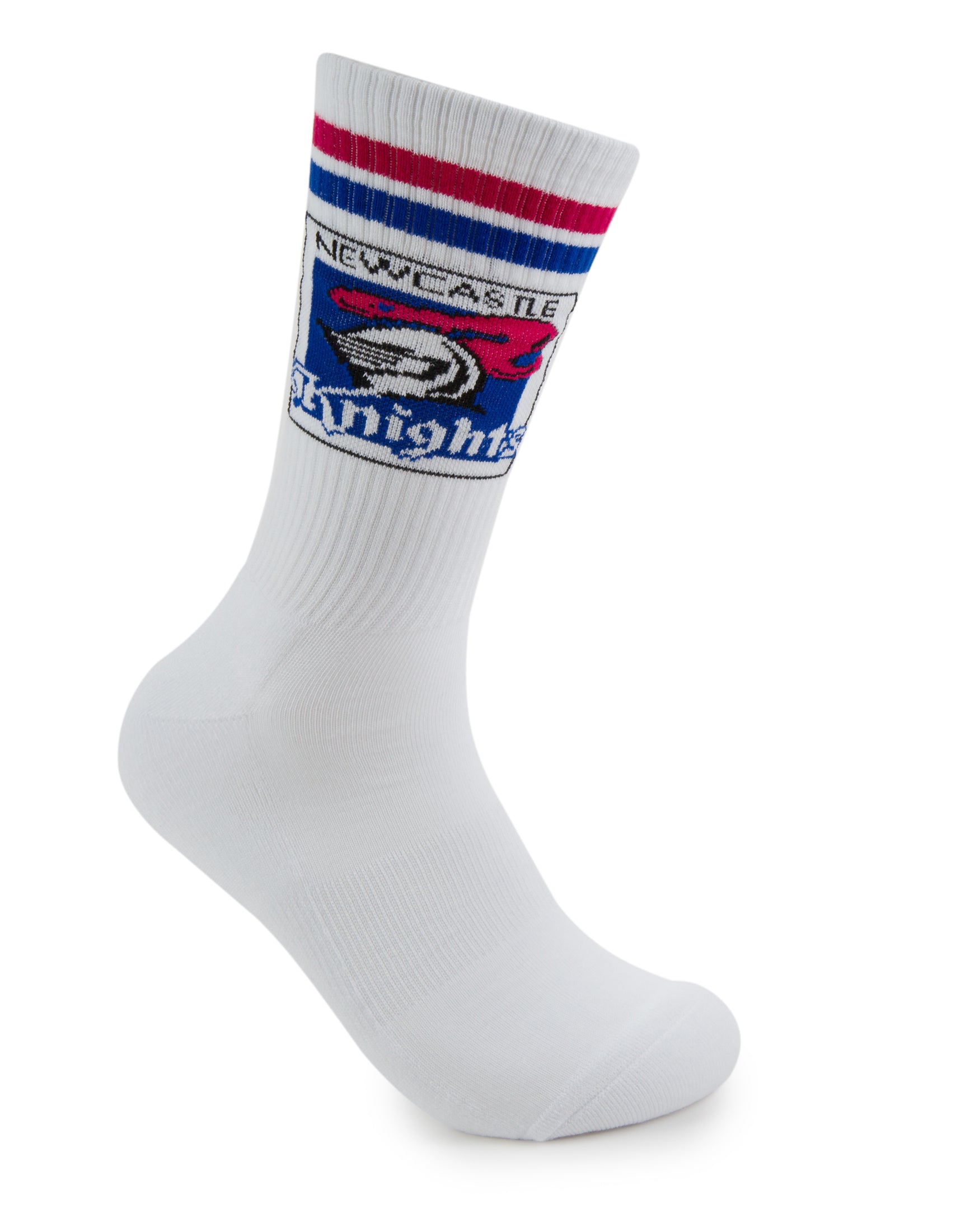 Newcastle Knights Retro Sneaker Sock 2 Pack