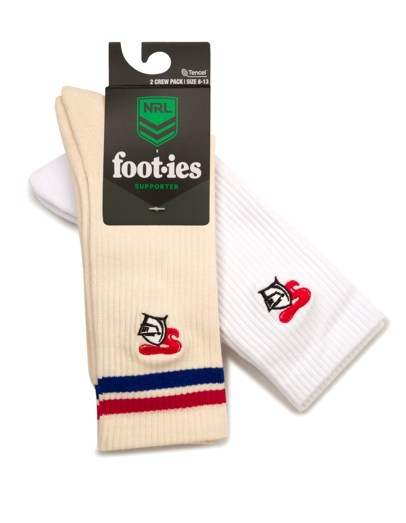 Newcastle Knights Sneaker Sock 2-Pack