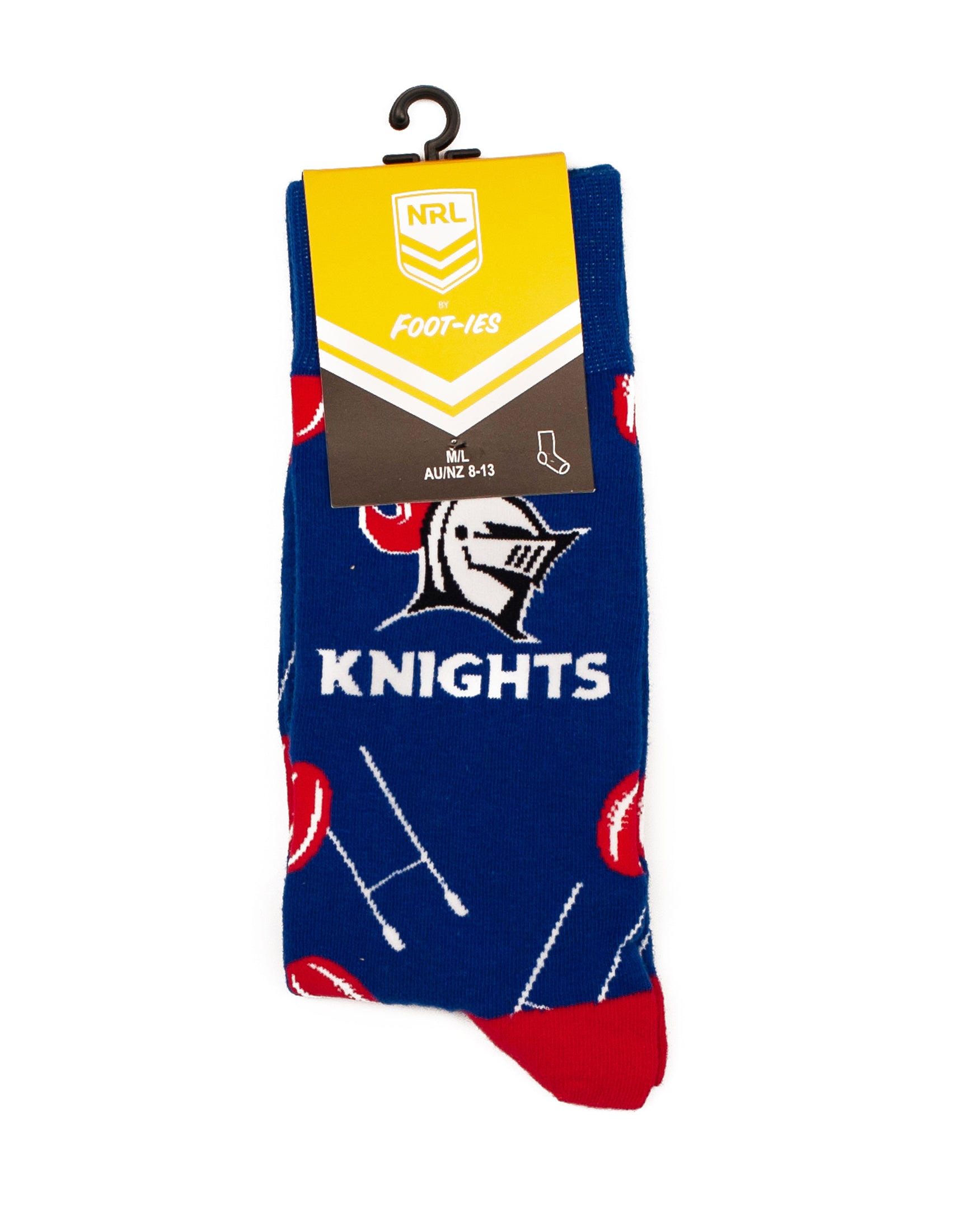 Newcastle Knights Goal Post Socks