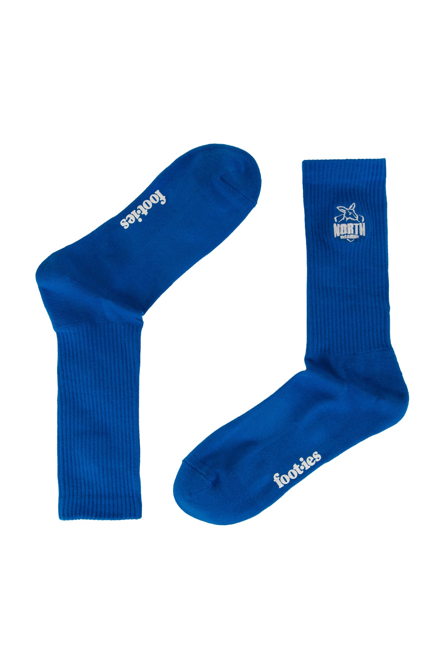 NORTH MELBOURNE SNEAKER SOCK 2 PACK BLUE S/M