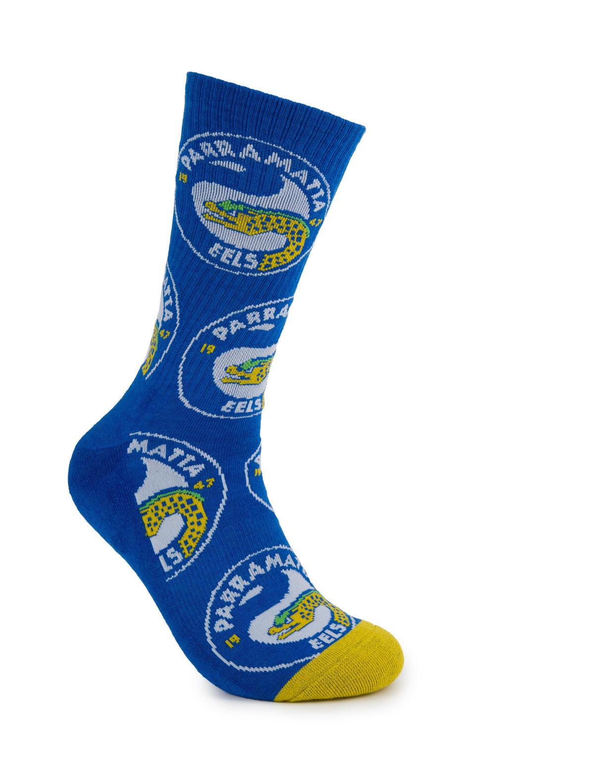 Parramatta Eels Embroidered Sneaker Sock 2-Pack