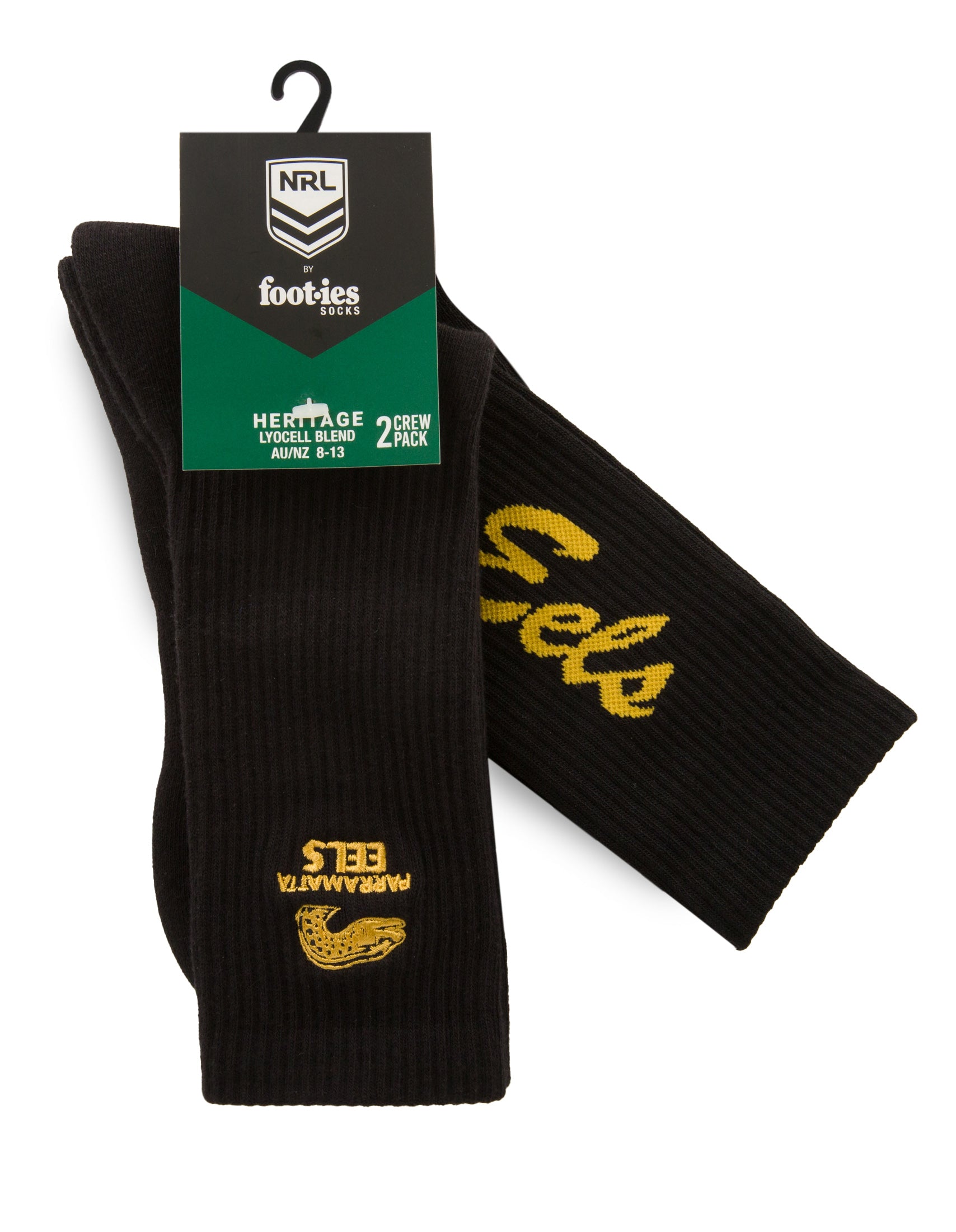 Parramatta Eels Sneaker Sock 2-Pack