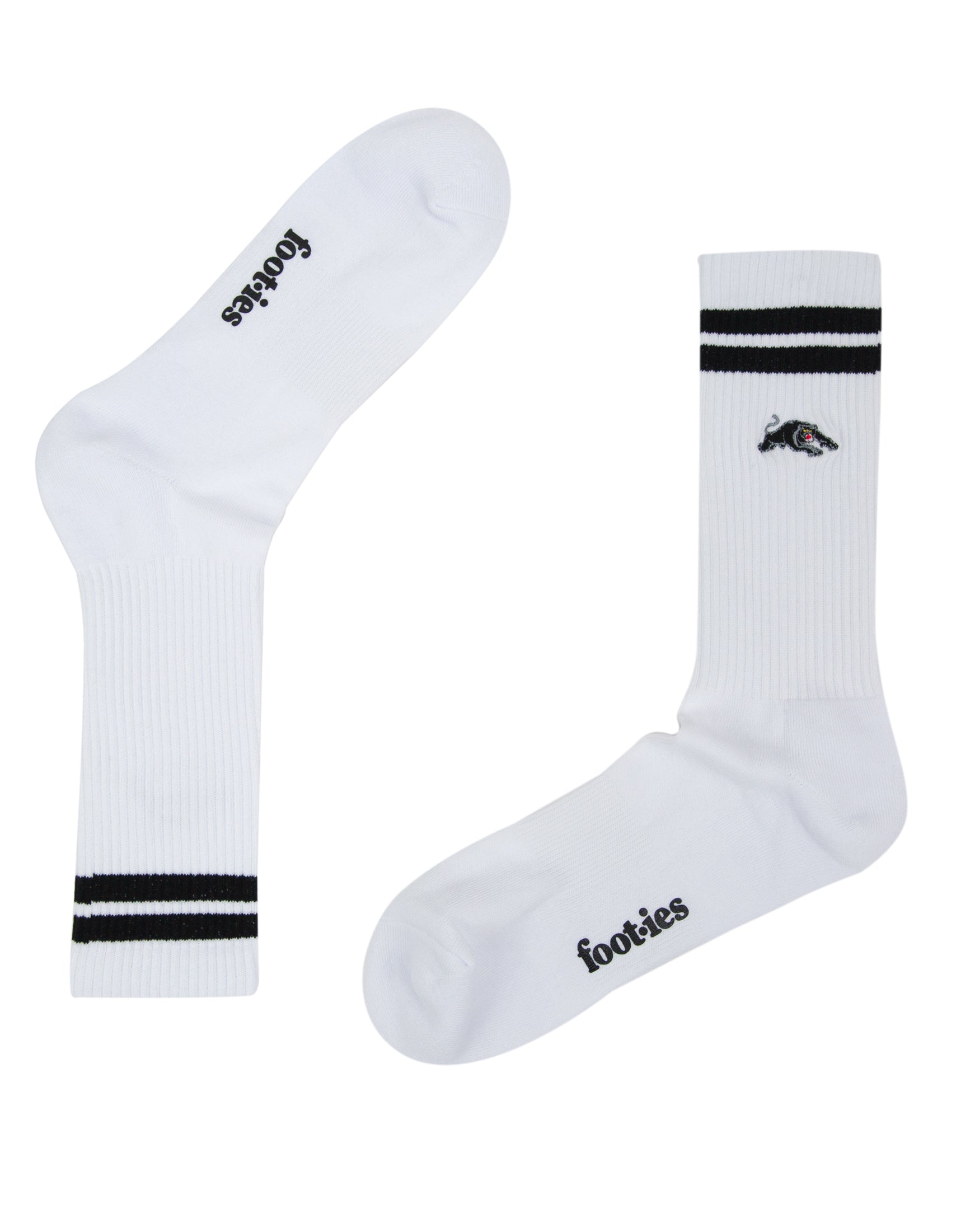 Penrith Panthers Embroidered Sneaker Socks 2 Pack