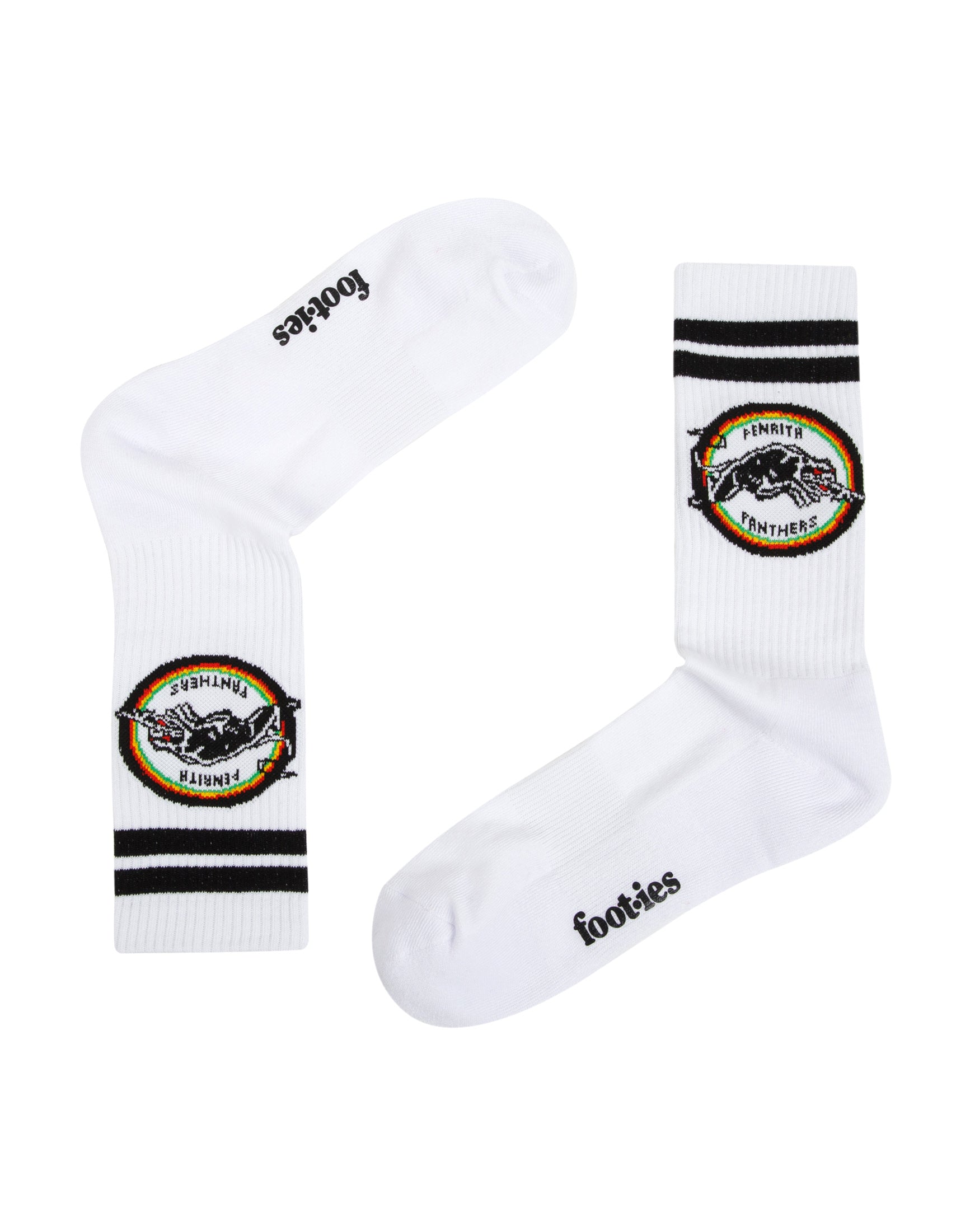 Penrith Panthers Retro Sneaker Sock 2 Pack