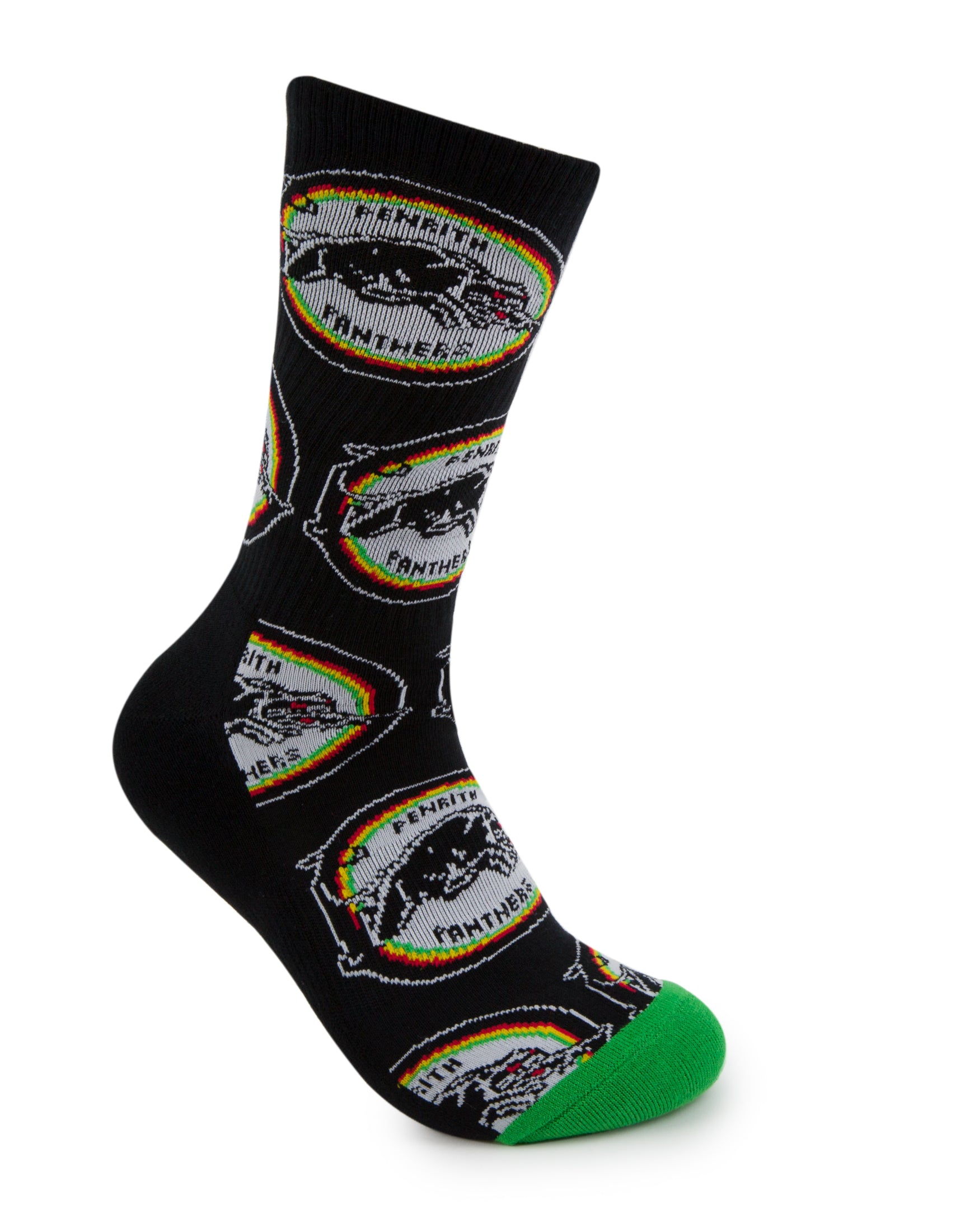 Penrith Panthers Retro Sneaker Sock 2 Pack