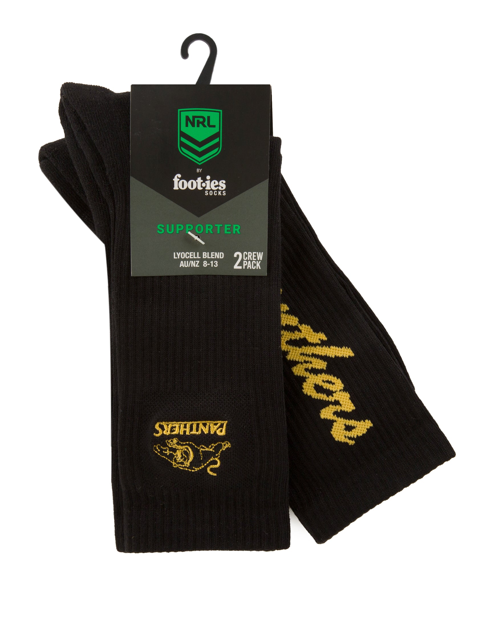 Penrith Panthers Sneaker Sock 2-Pack