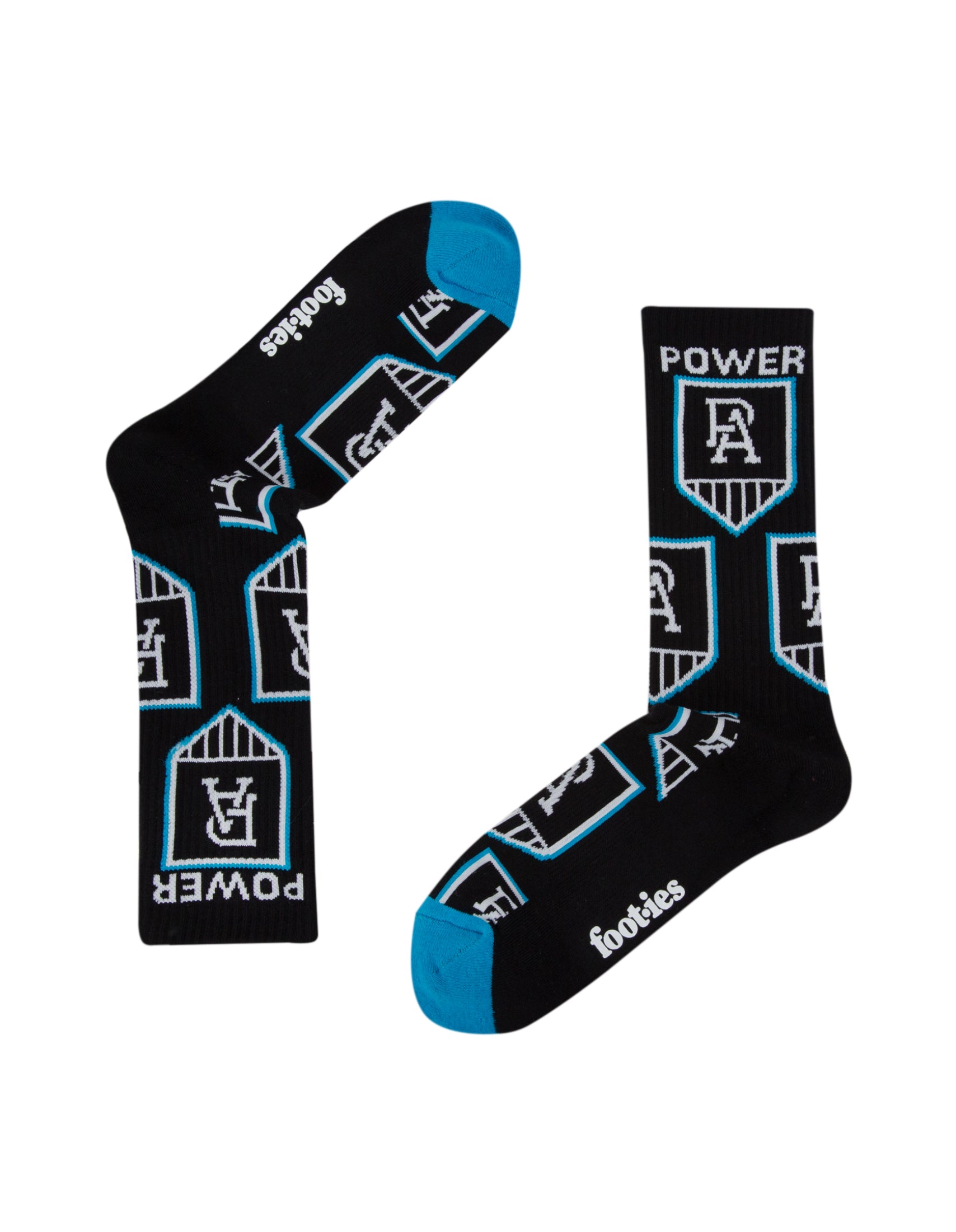 Port Adelaide Power Mascot Sneaker 2 Pack Socks