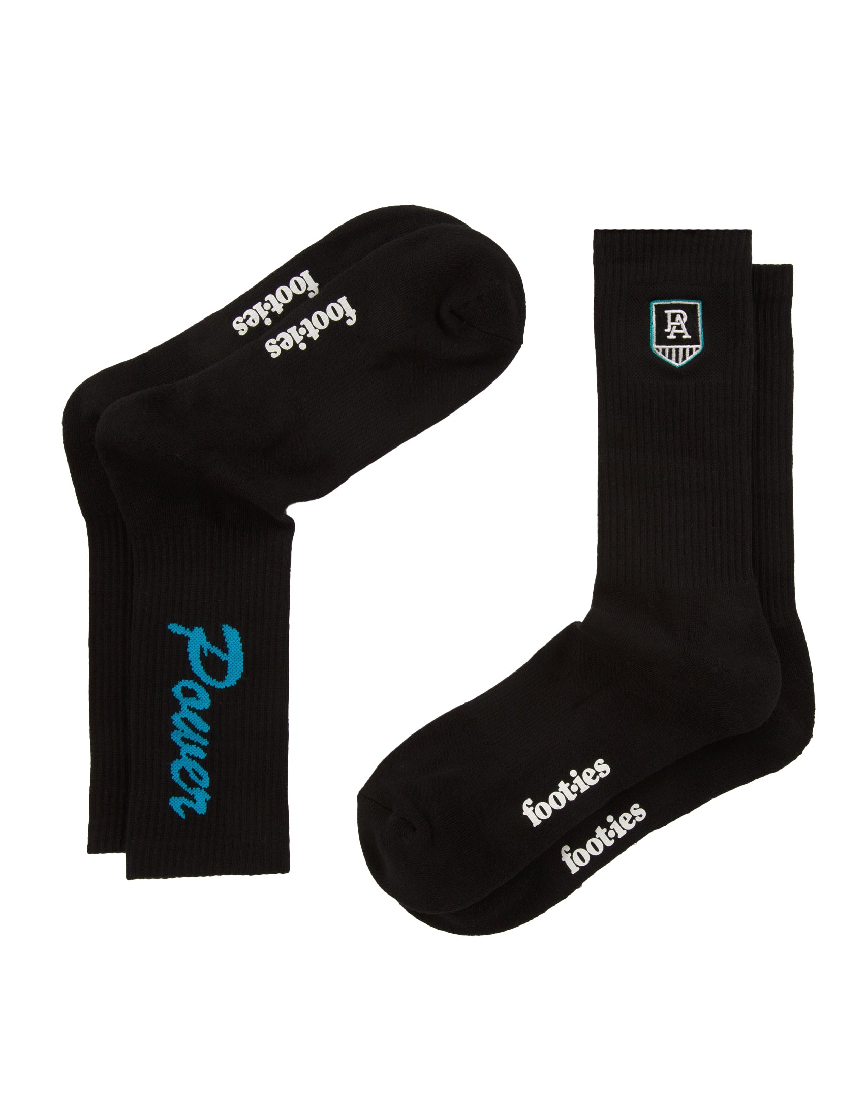 Port Adelaide Sneaker Sock 2-Pack