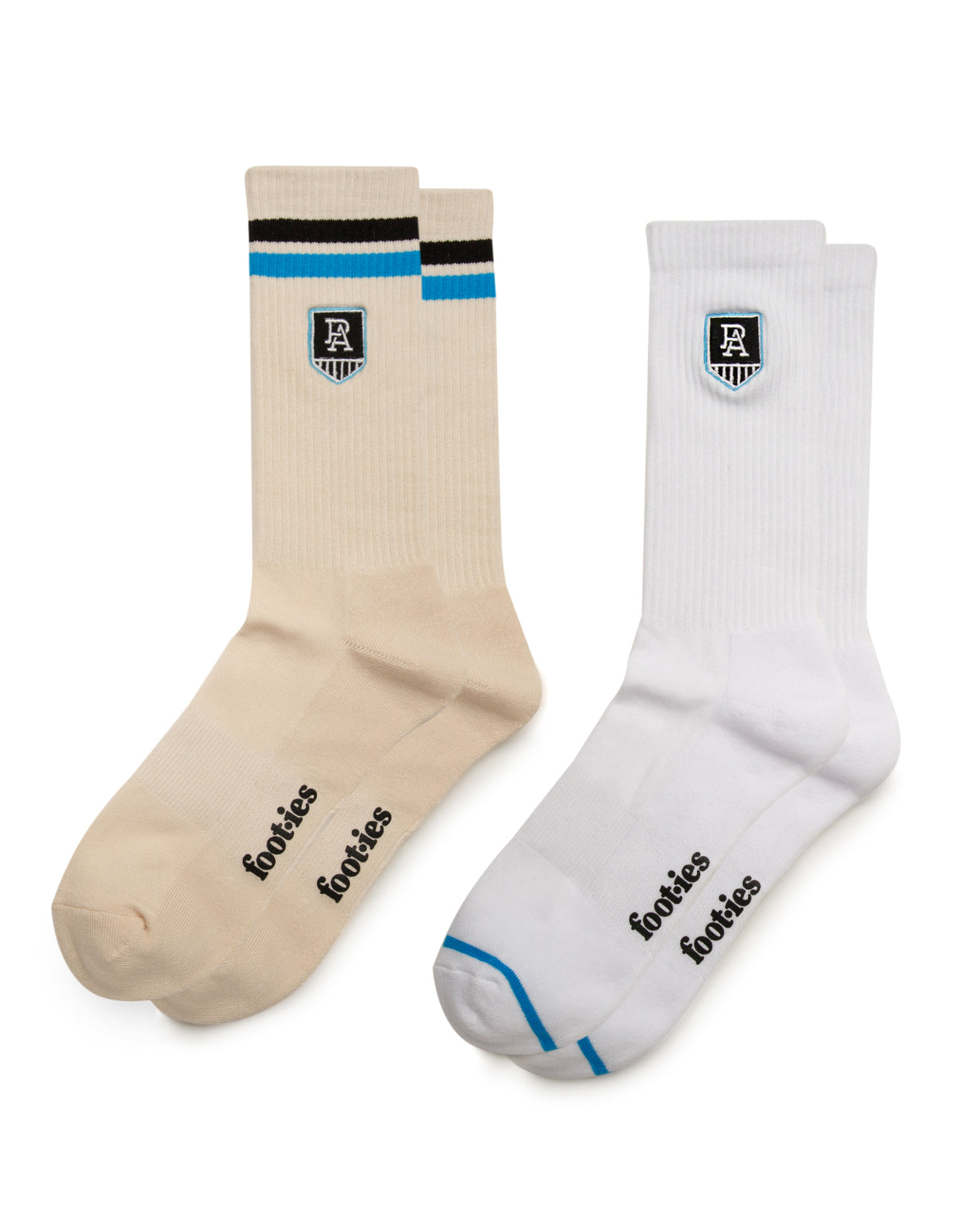 Port Adelaide Power Sneaker Sock 2 Pack Gift Box
