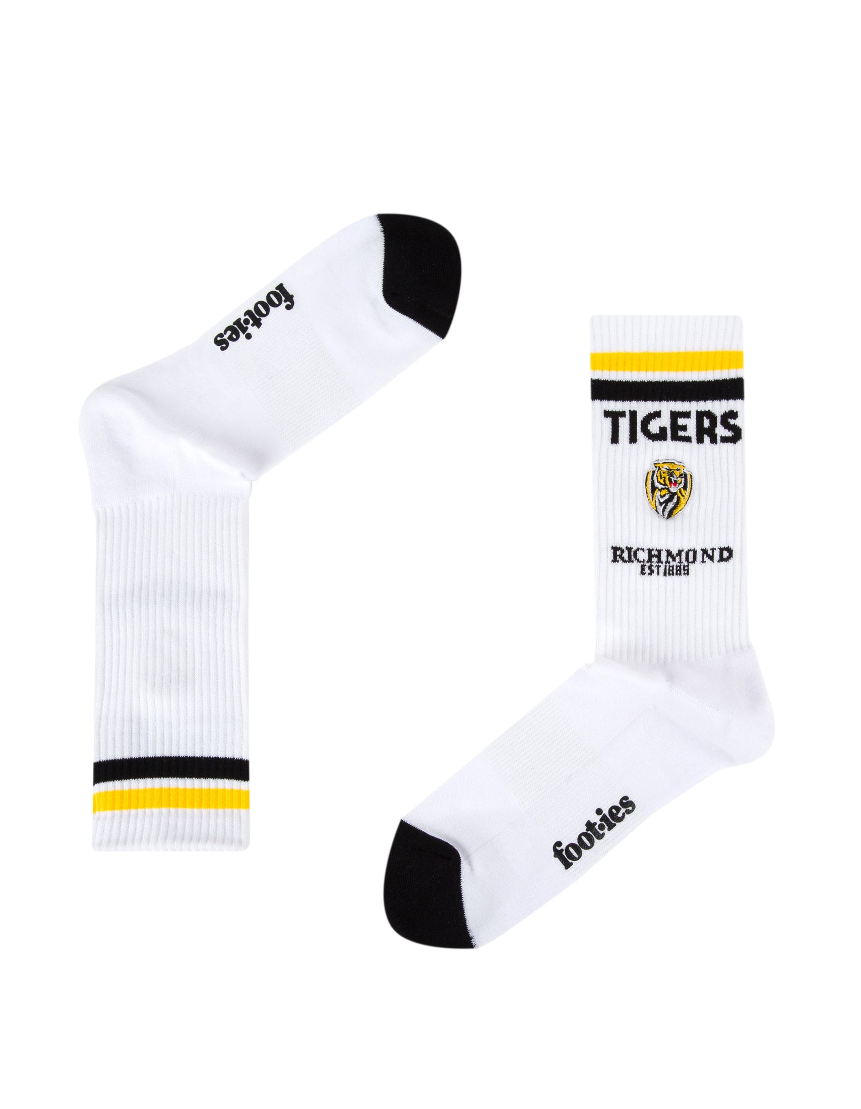 Richmond Tigers Mascot Sneaker 2 Pack Socks