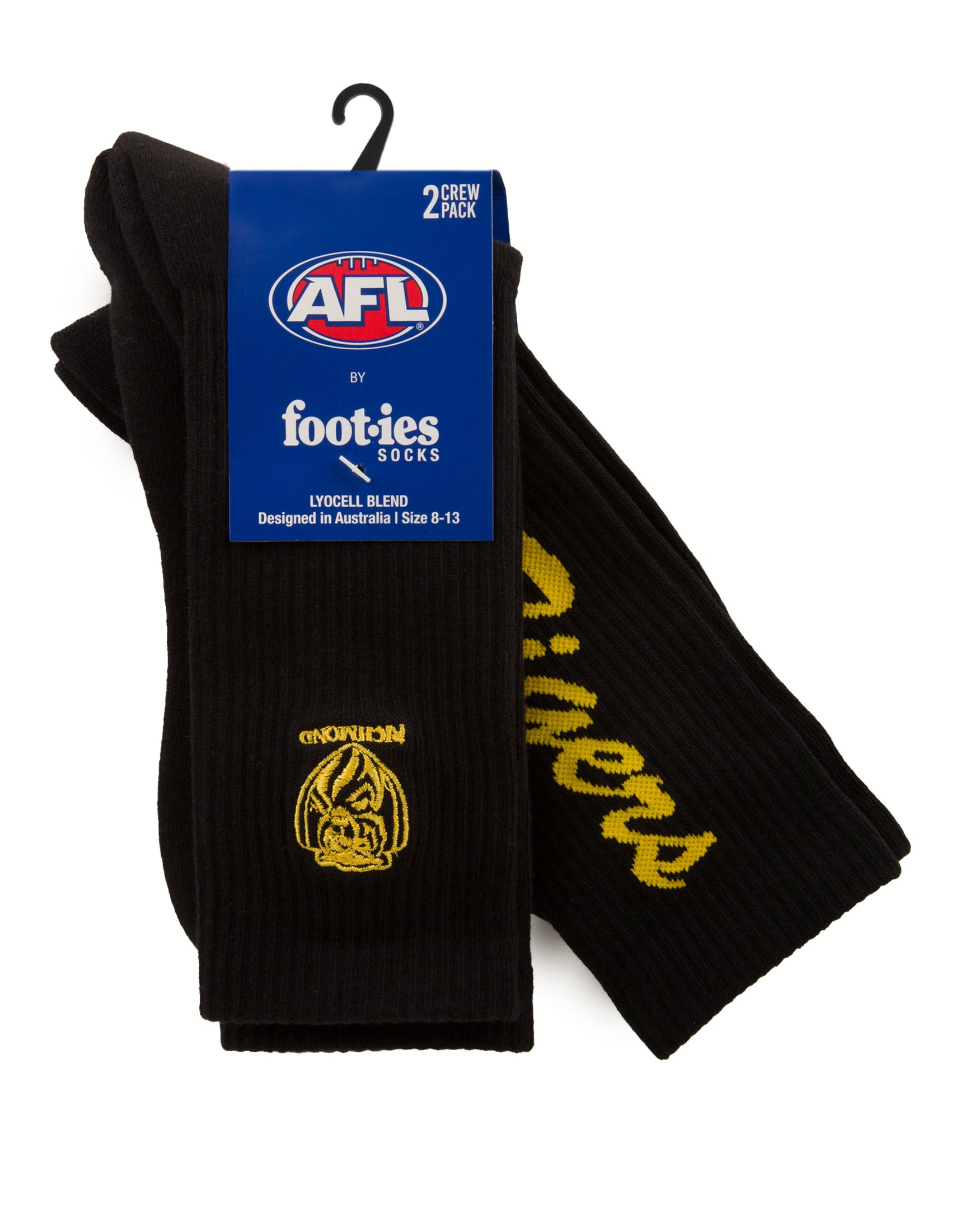 Richmond Tigers Sneaker Socks 2-Pack