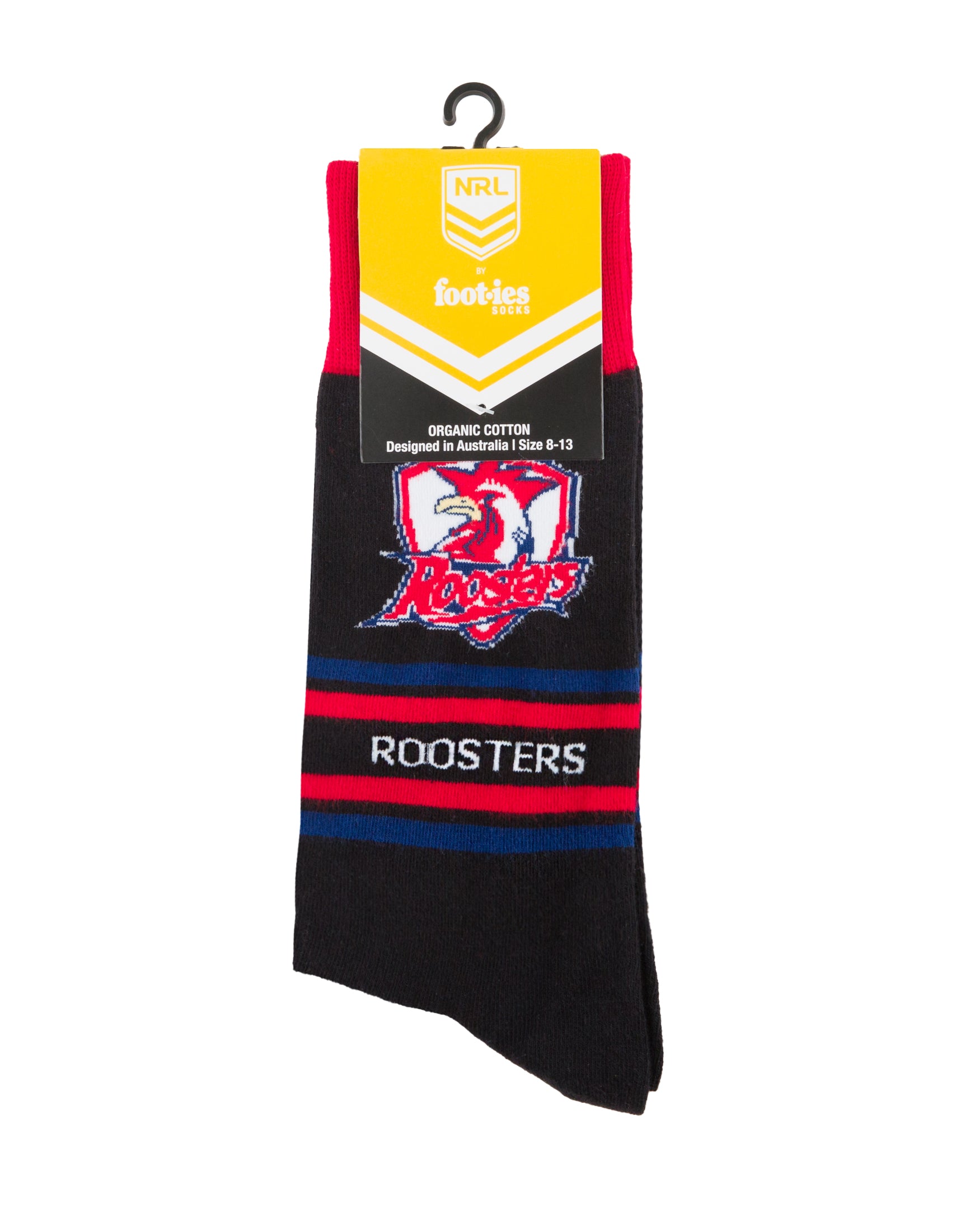 Sydney Rooster Stripe Organic Cotton Socks
