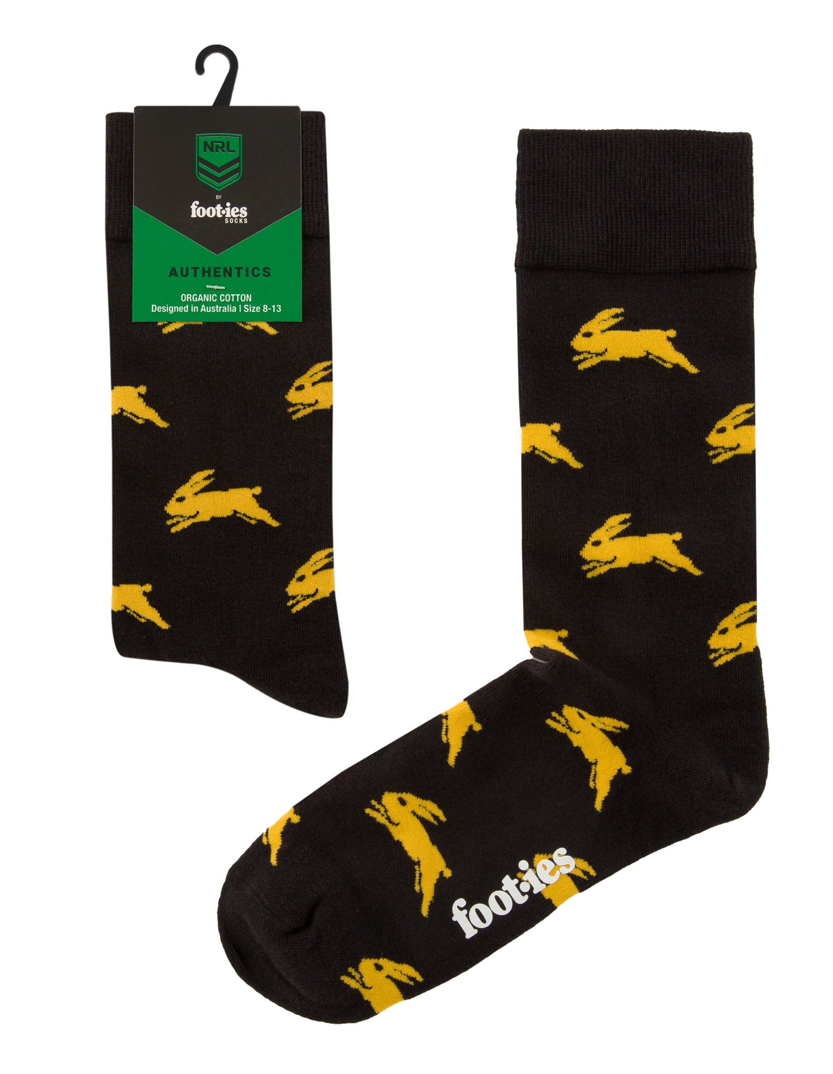 South Sydney Rabbitohs Organic Cotton Crew Socks