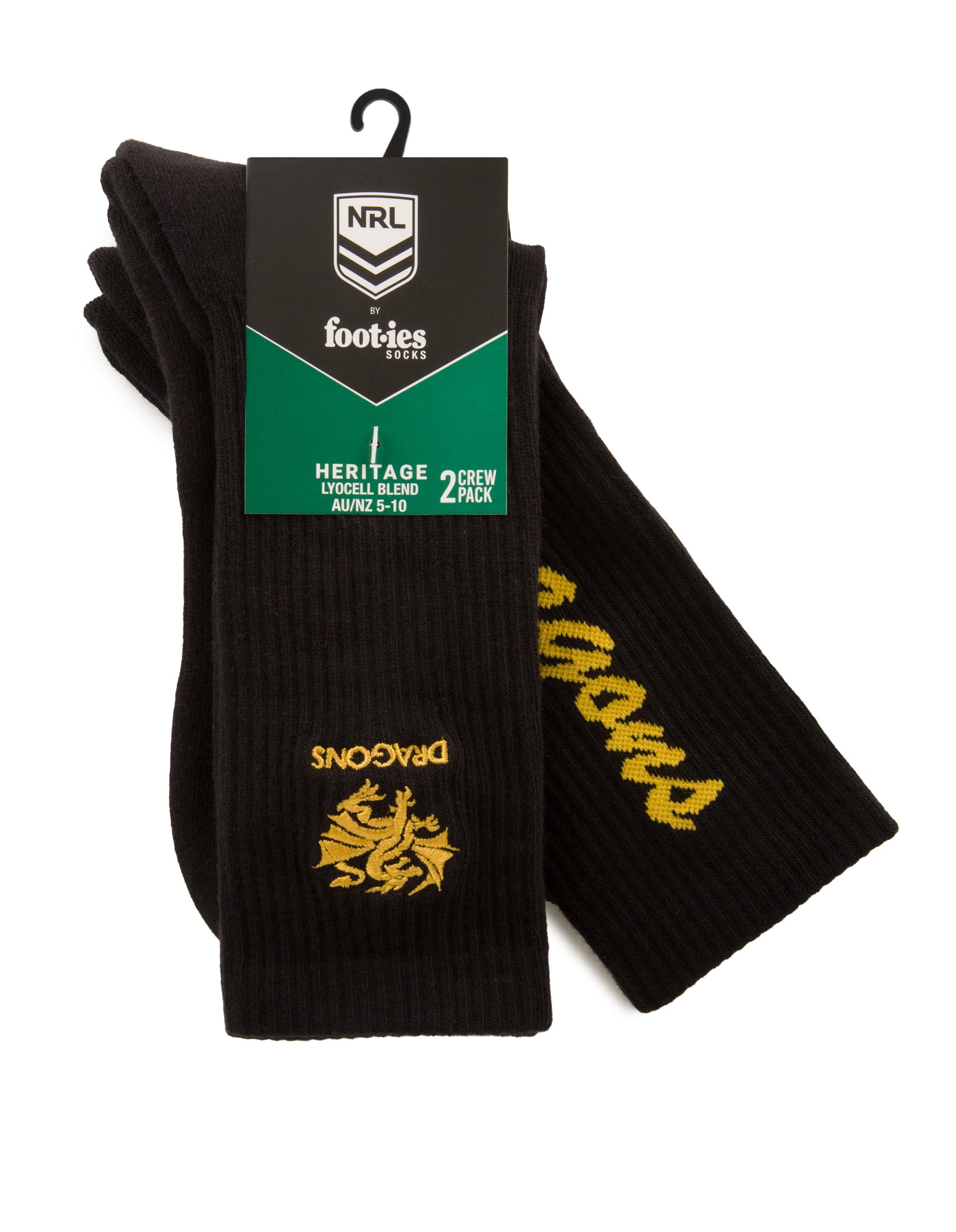 St George Illawarra Sneaker Sock 2-Pack