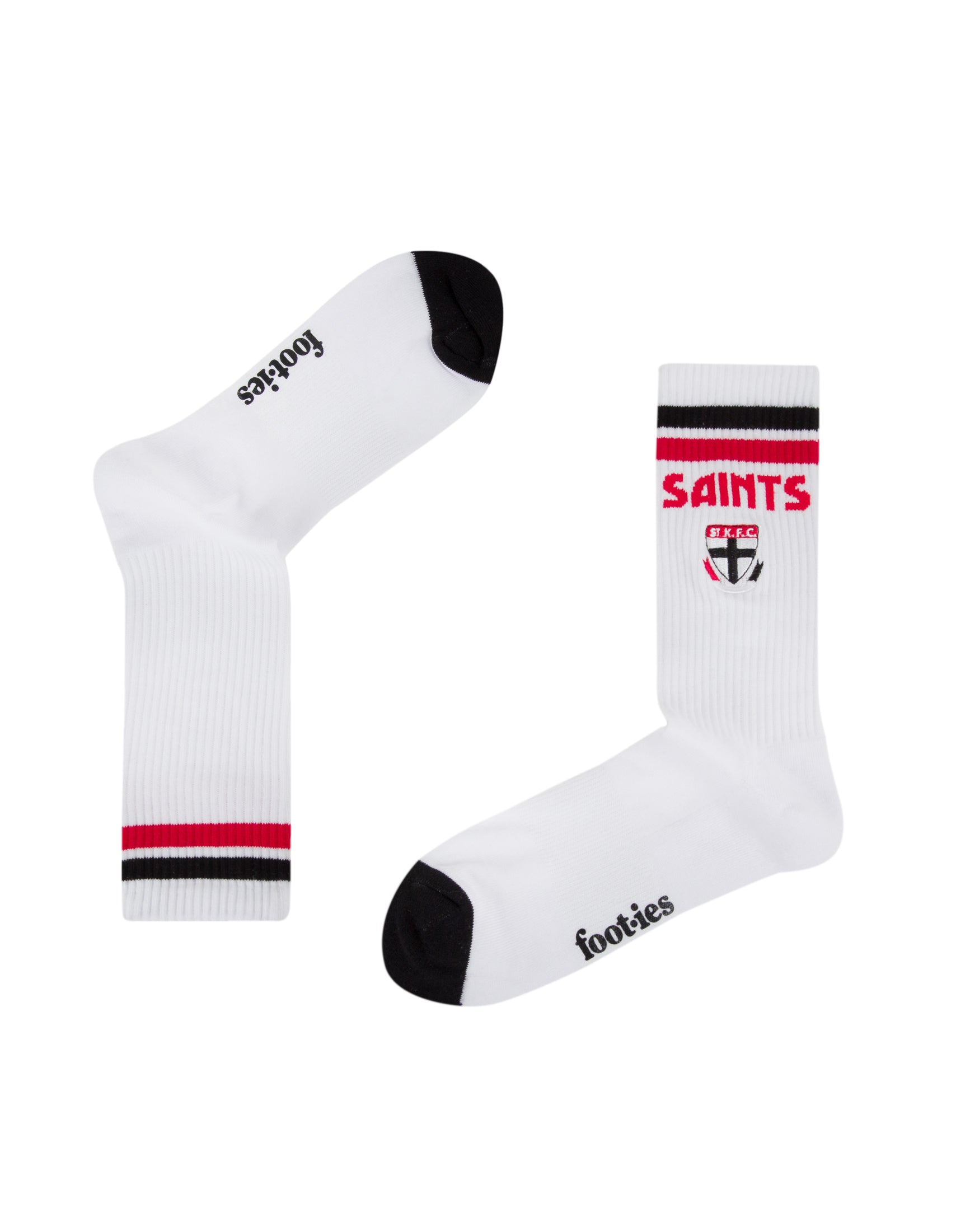 St Kilda Saints Mascot Sneaker 2 Pack Socks