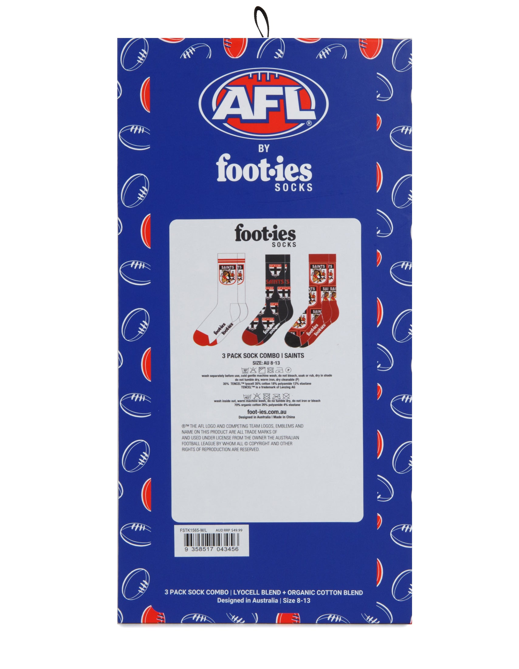 St Kilda Saints 3-Pack Gift Box