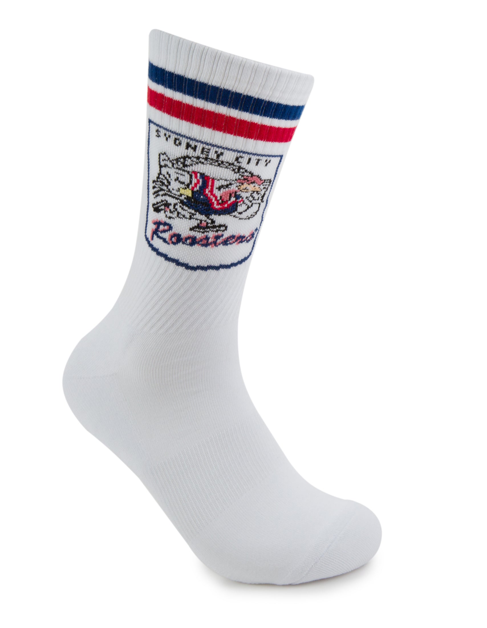 Sydney Roosters Retro Sneaker Sock 2-Pack