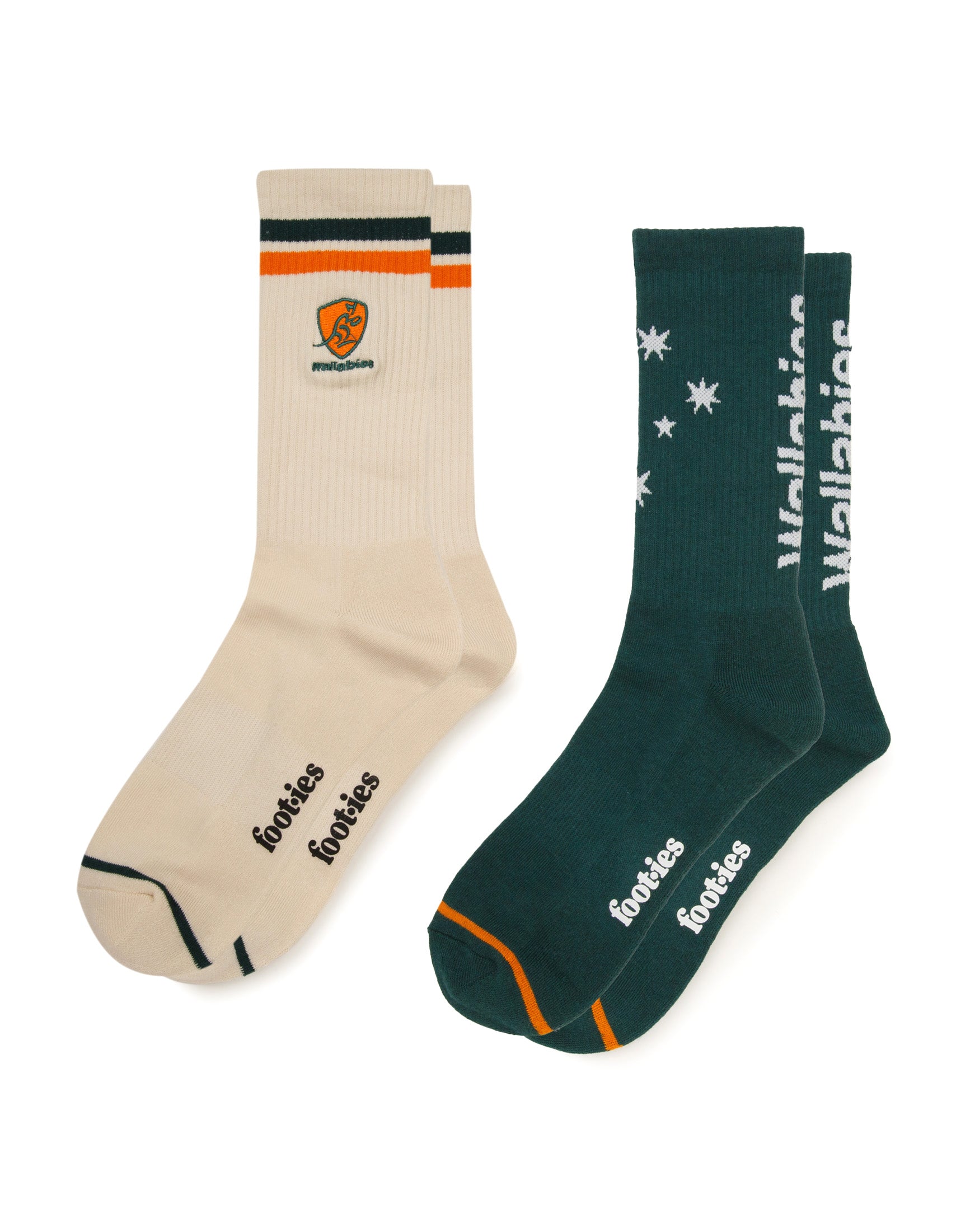 Wallabies Shield Sneaker Sock 2-Pack