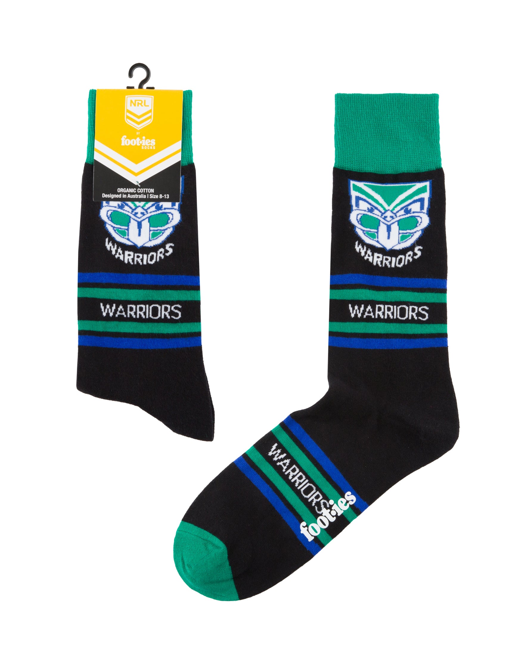 Warriors Stripe Organic Cotton Socks