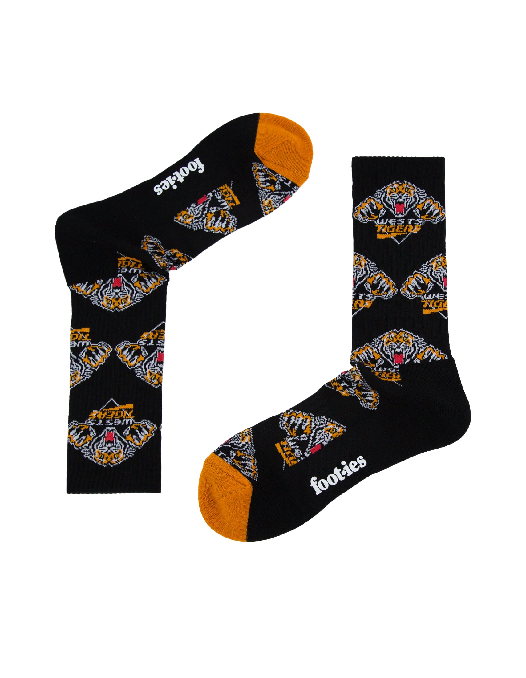 Wests Tigers Retro Sneaker Sock 2-Pack